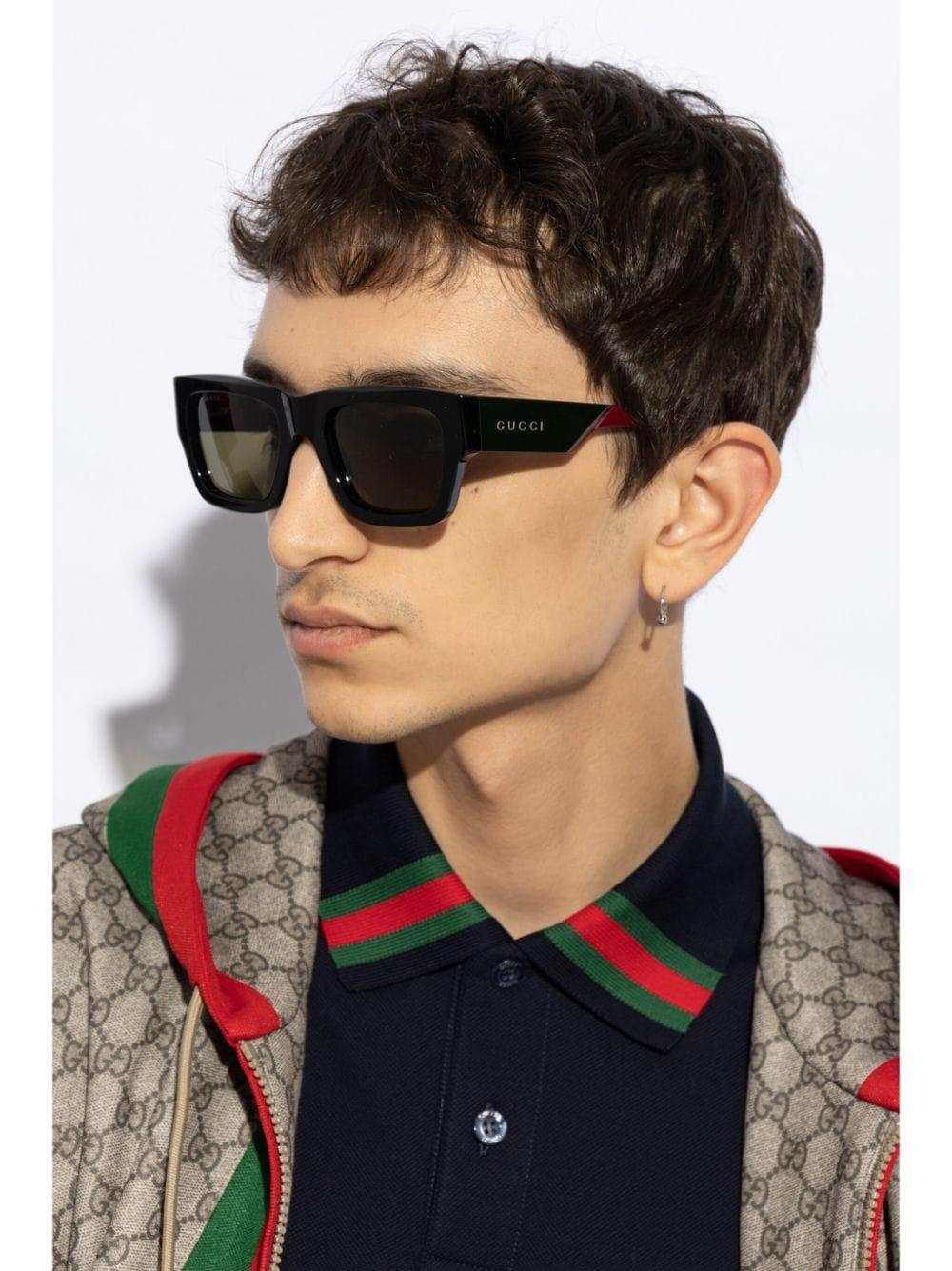 Rectangular frame sunglasses<BR/> 797495 J07401030 GUCCI