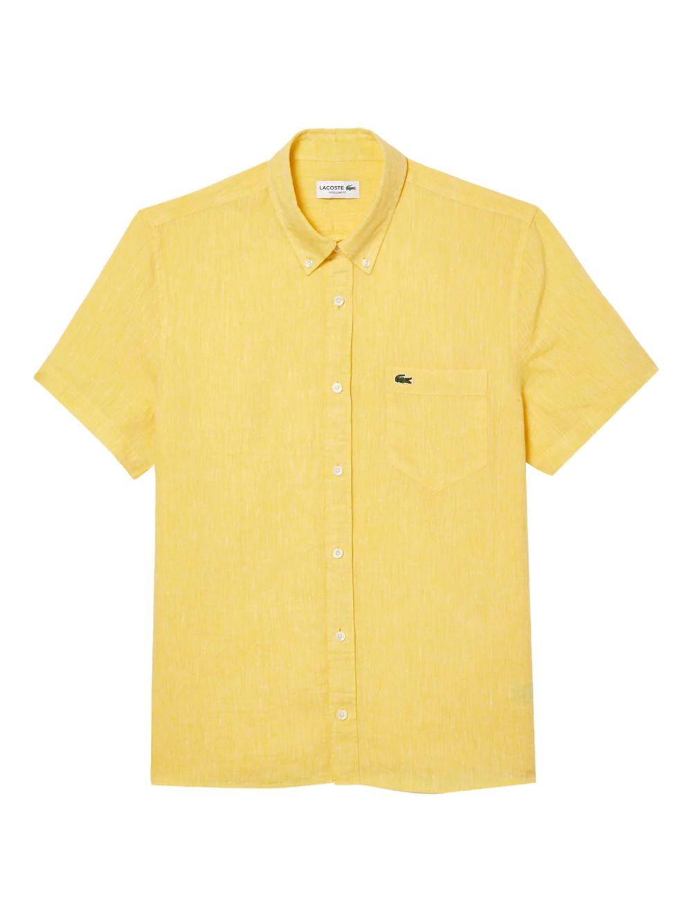 Yellow Embroidered logo short-sleeve shirt CH5699 107 LACOSTE