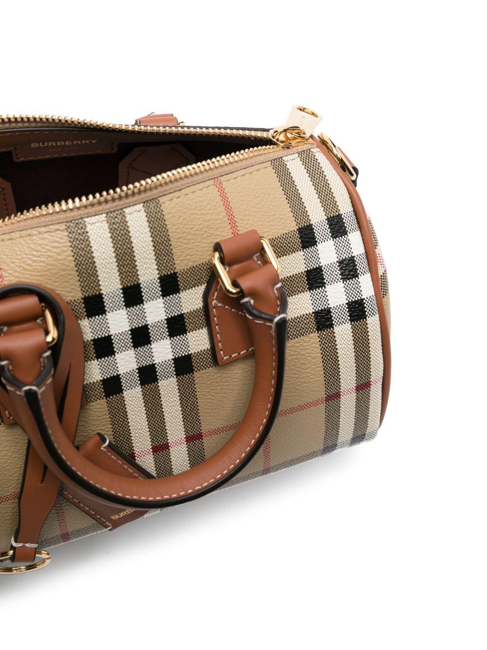 Mini Check Bowling Bag 8092130 A9534 BURBERRY