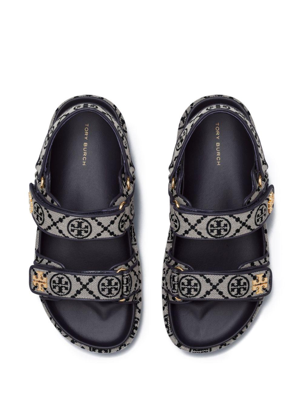 Kira Sport monogram sandals<BR/><BR/><BR/> 155154 430 TORY BURCH
