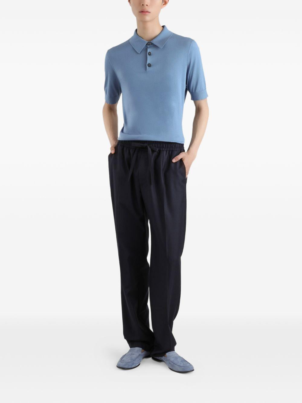 Silk polo shirt GXZ02Z JBSO5B0965 DOLCE & GABBANA