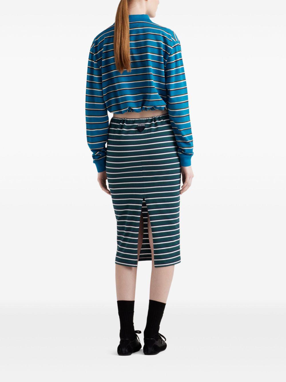 Logo stripes polo 39608 16WDF031I PRADA