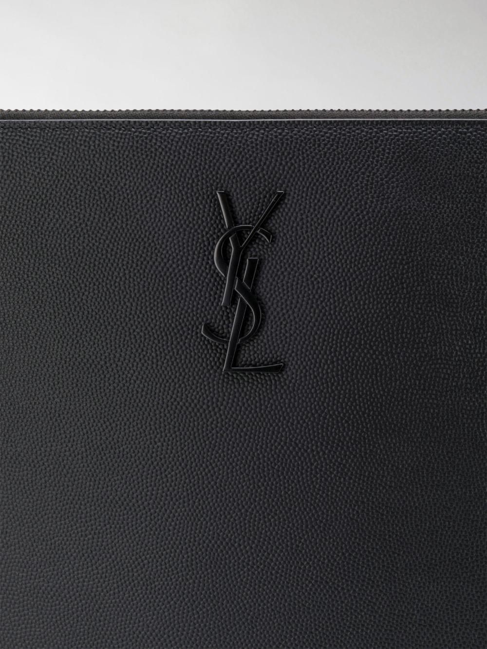 Monogram plaque clutch bag 534680BTY0U 1000 SAINT LAURENT
