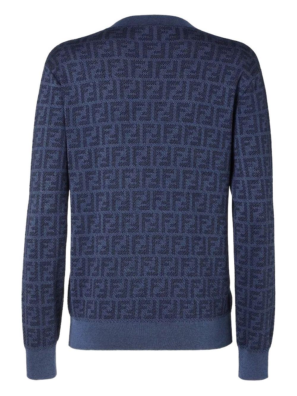 wool and silk FF jumper FZXE39 AYM1F1UKI FENDI