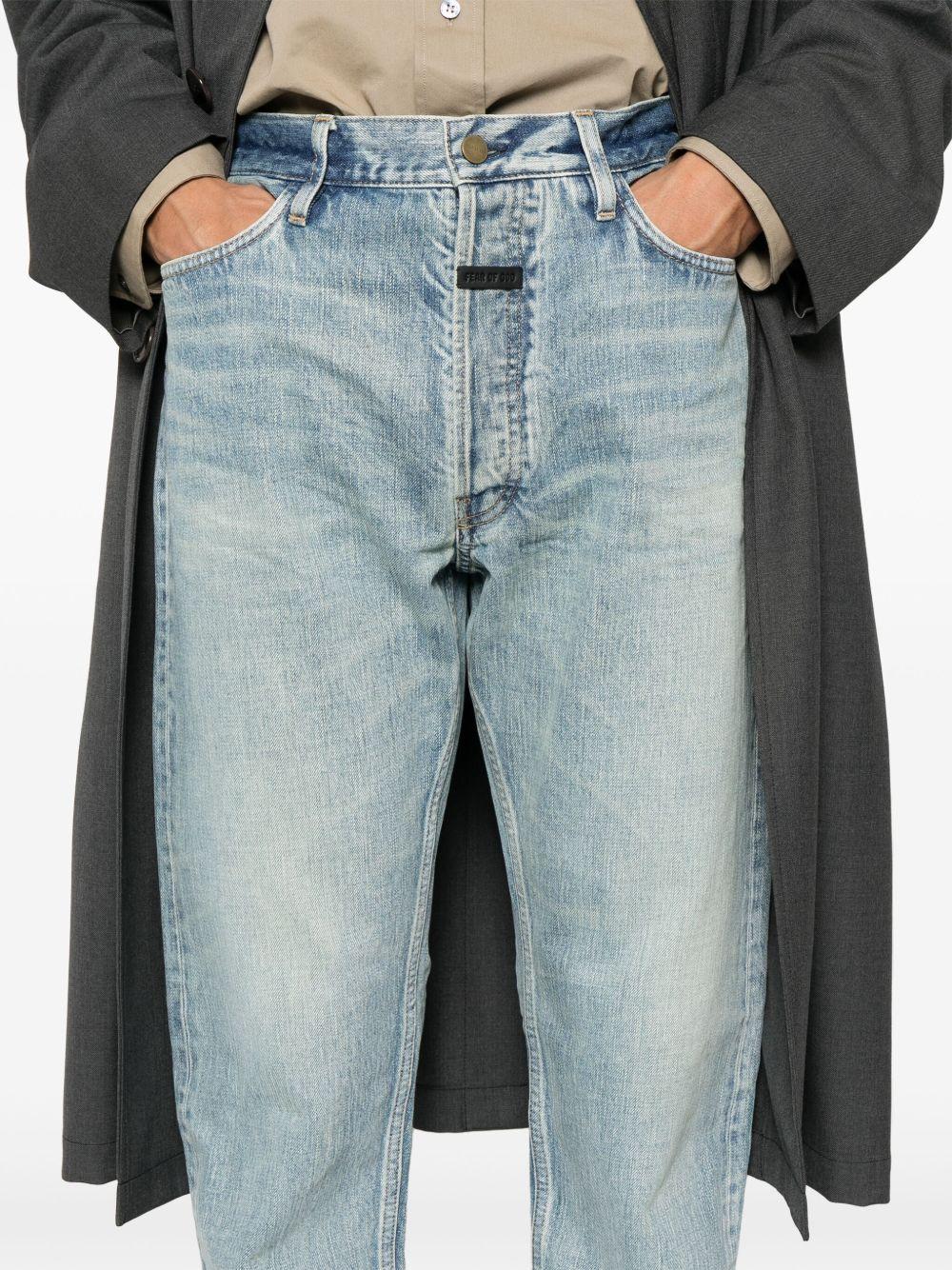 Classic five-pockets jeans FGE240. 408DNMINDIGO 2 FEAR OF GOD