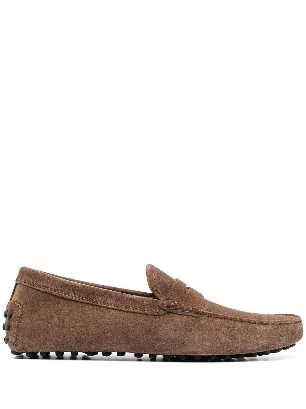 Brown suede Gommino driving loafers XXM64C00640RE0 S818 TOD'S