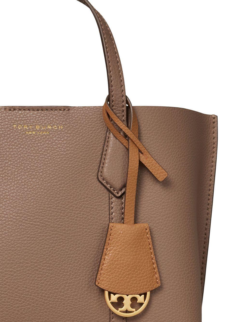 Leather logo-print bag<BR/><BR/><BR/> 81928 093 TORY BURCH