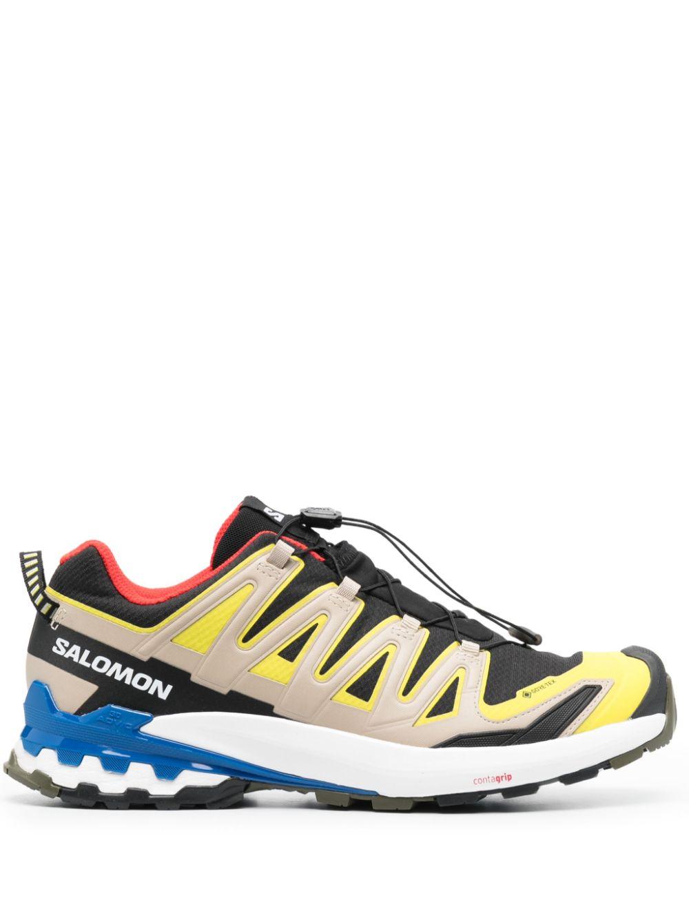 XA Pro 3D V9 Gore-Tex low-top sneakers L47119000 BLACK/BUTTERCUP/LAPIS SALOMON