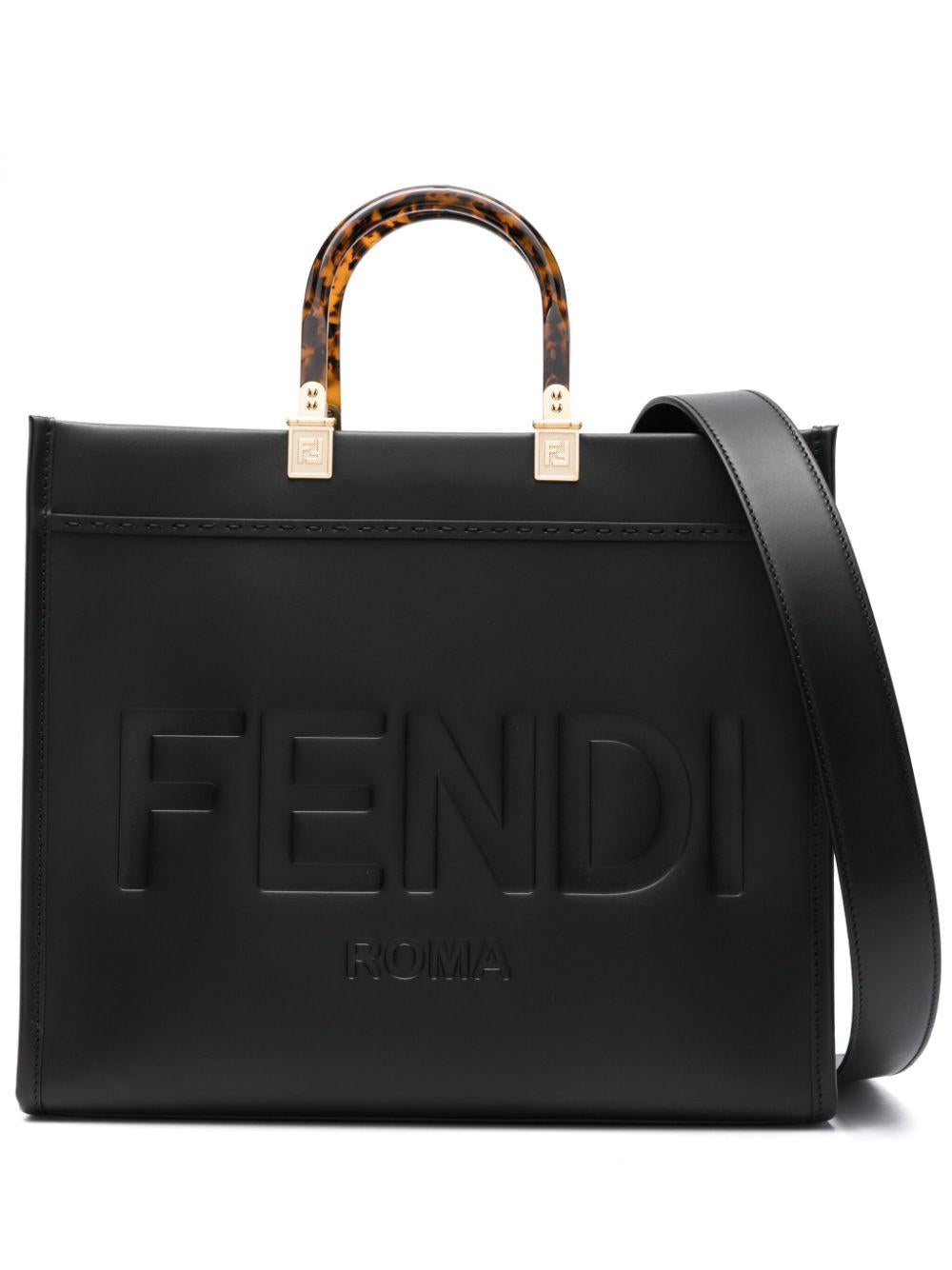 Sunshine logo-debossed tote<BR/><BR/><BR/> 8BH386 ABVLF0PWZ FENDI