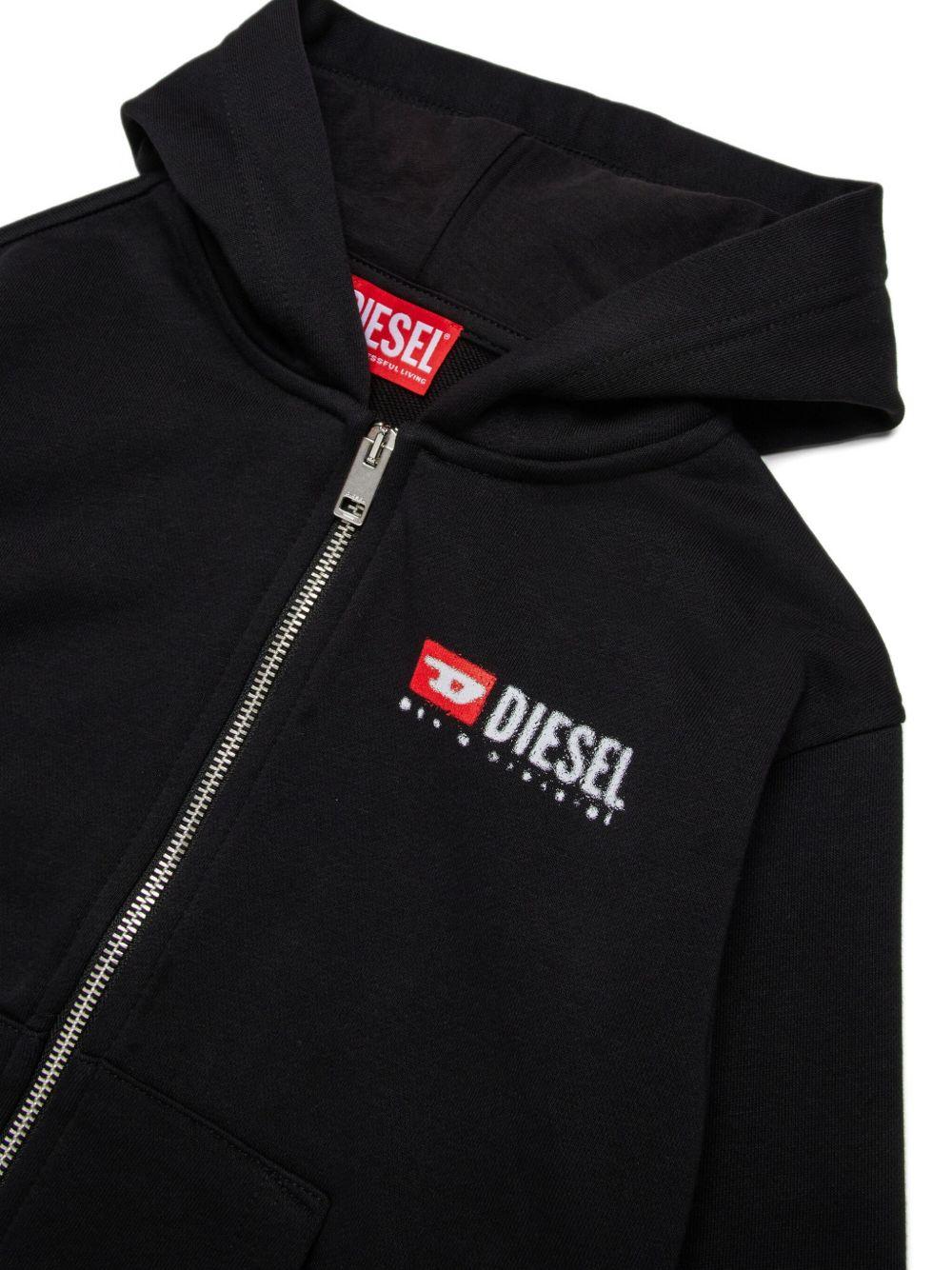 Cotton zip-up hoodie J02484 KYAZ3K900 DIESEL KID