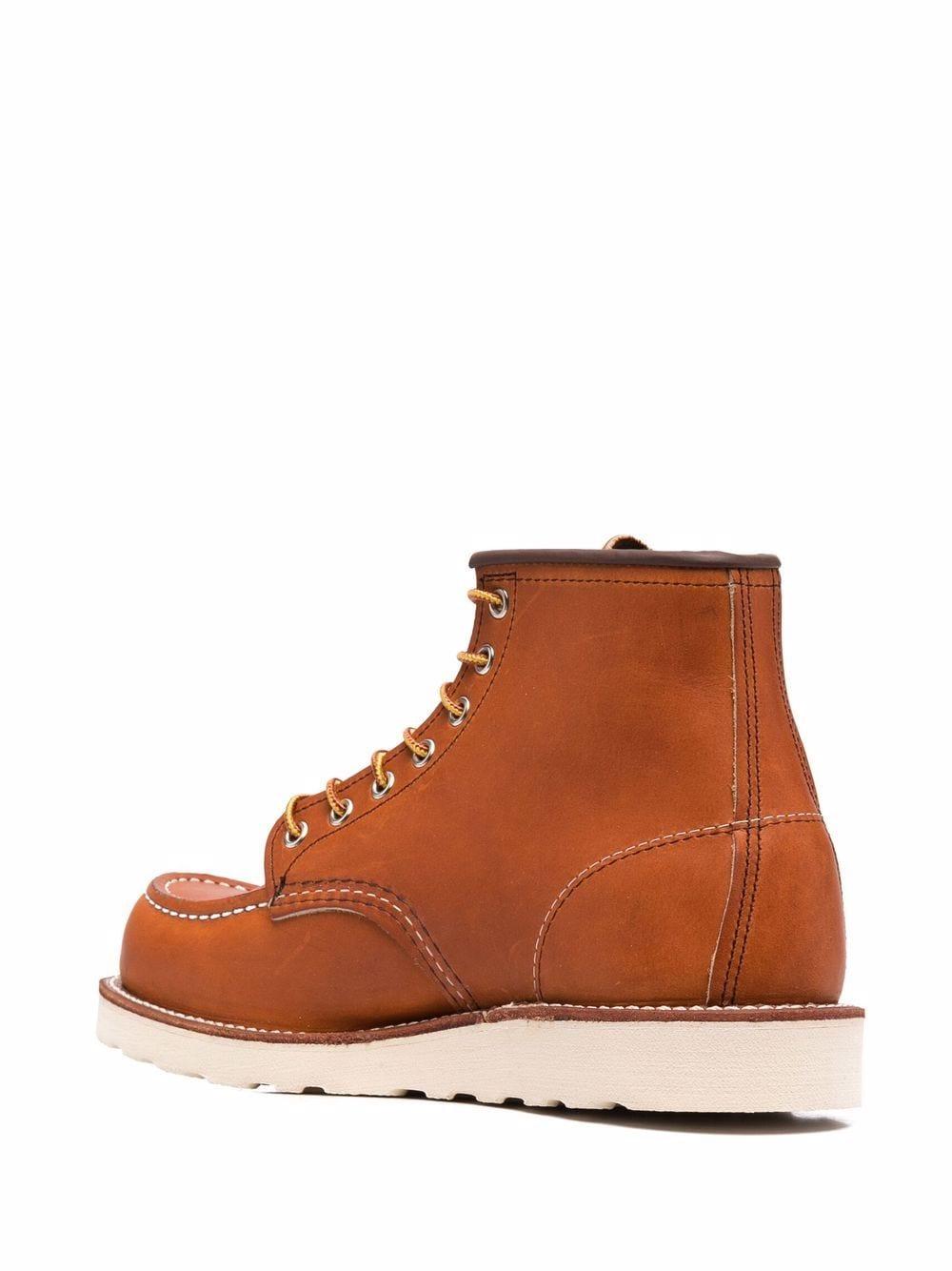 Luggage leather lace-up boots 00875 RED WING