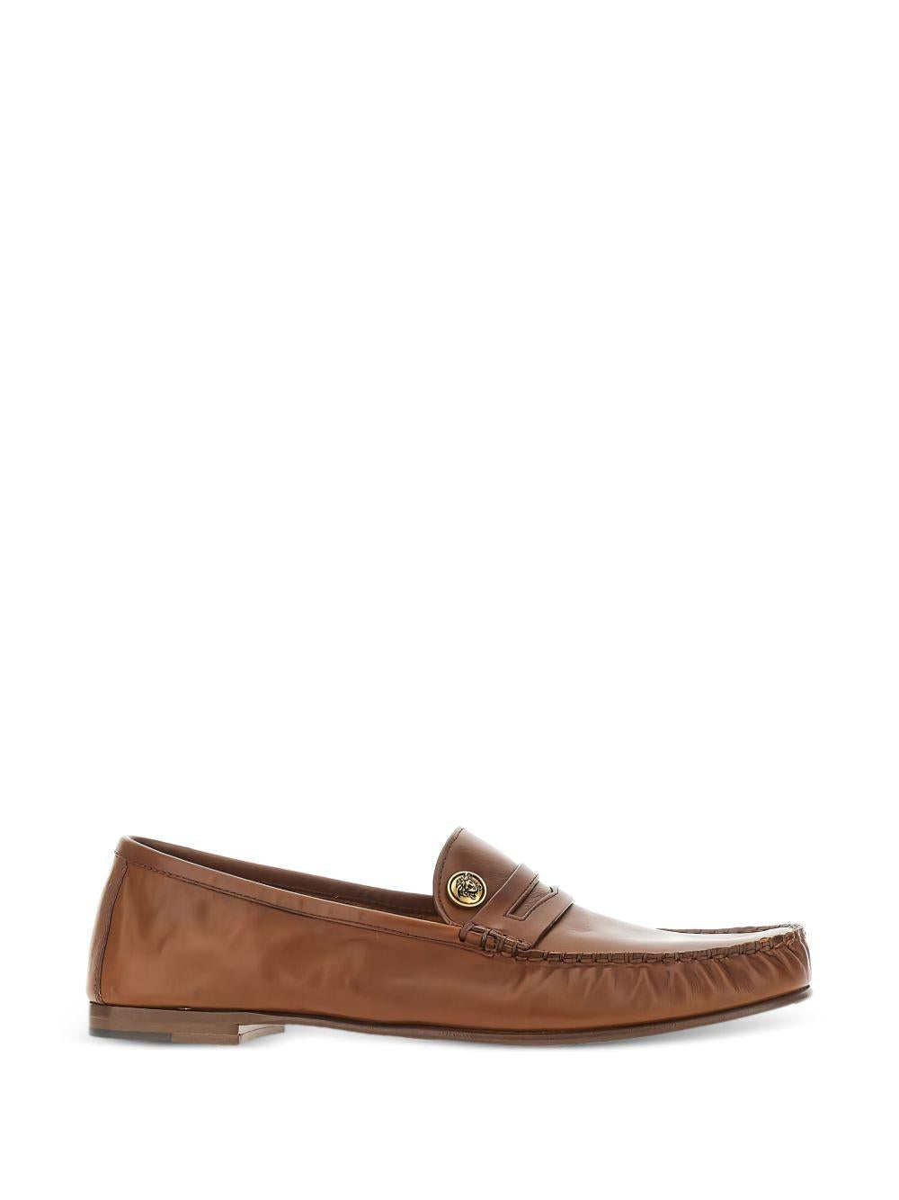 Guanto Leather Loafers 1023322 1A173461N87J VERSACE
