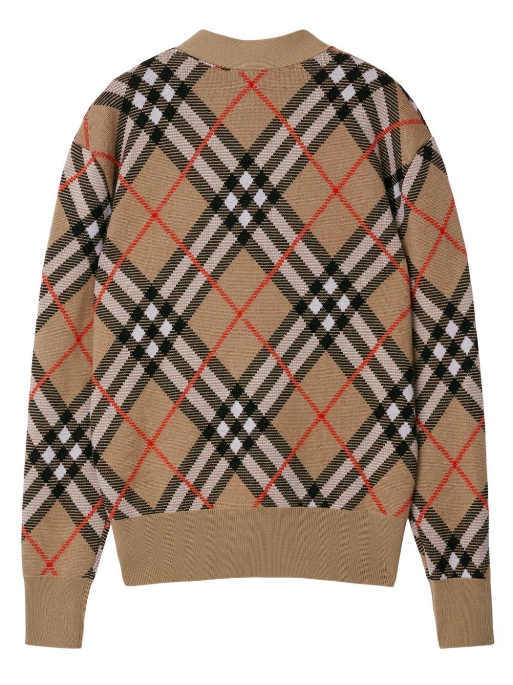 Check cardigan 8093491 B9368 BURBERRY