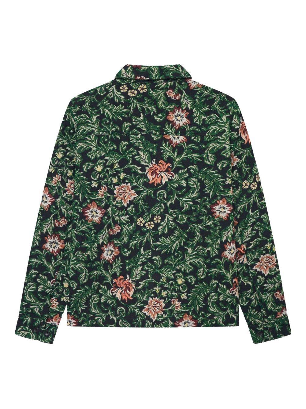 Jaiden Flower Jacquard Overshirt 1000585 100 LES DEUX