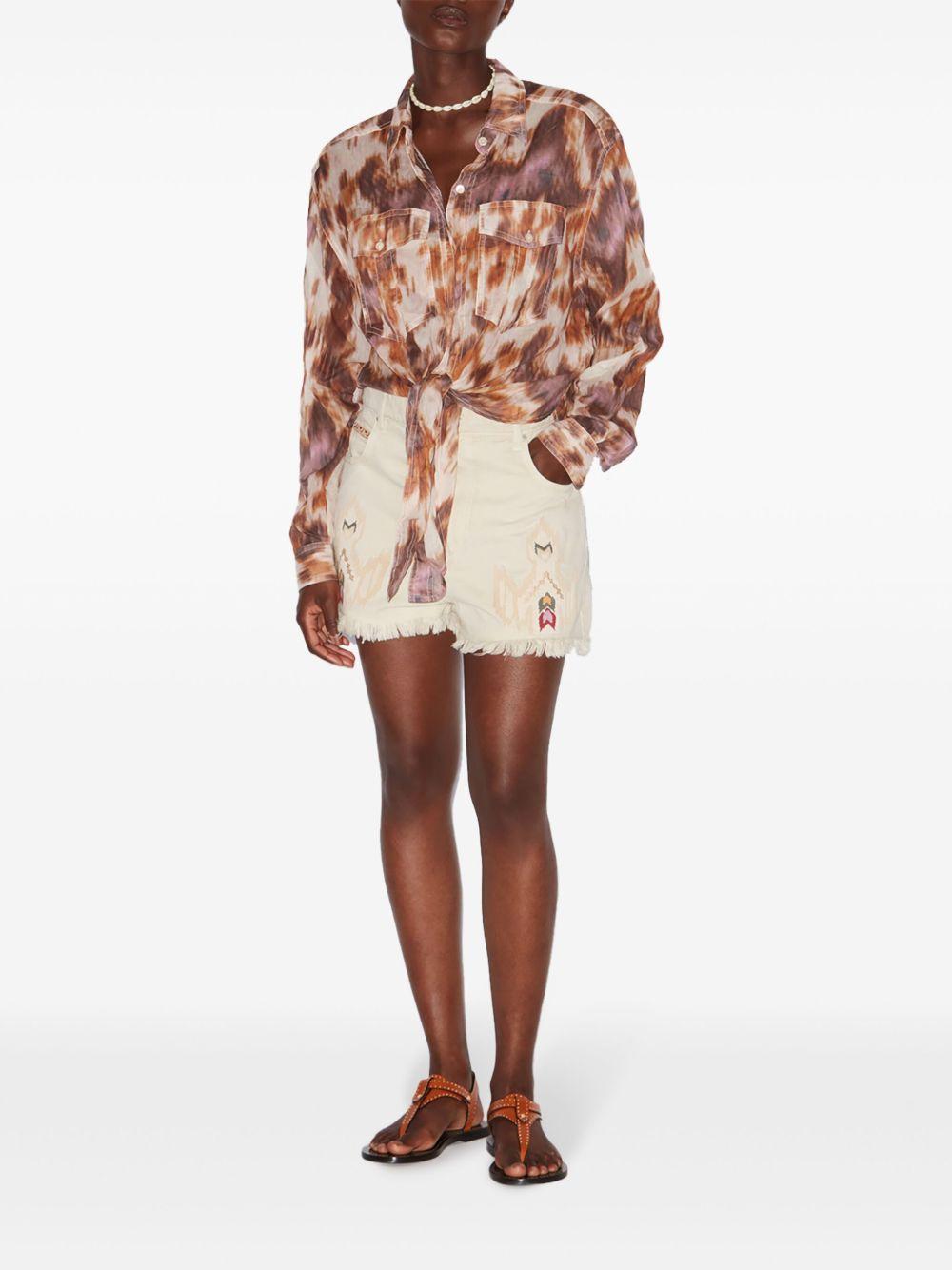 Lesia shorts<BR/><BR/><BR/> SH0001FE C1H02E23EC MARANT ÉTOILE