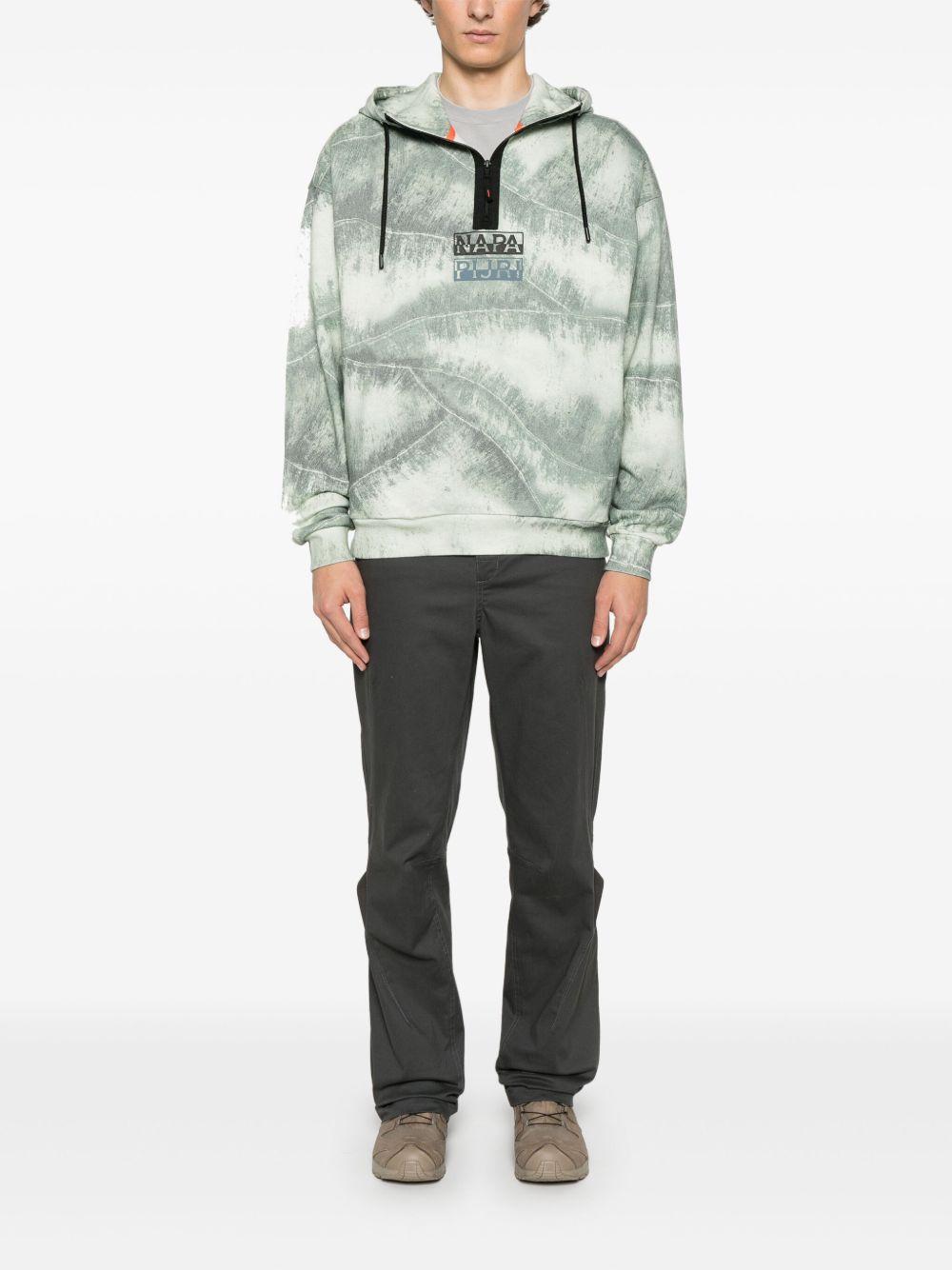 Printed hoodie<BR/><BR/> NP0A4ICF FCP1 NAPAPIJRI
