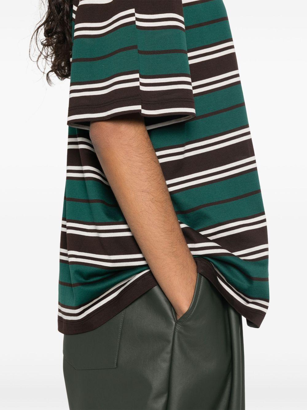 Stripes T-shirt 39610 16XTF0KBL PRADA