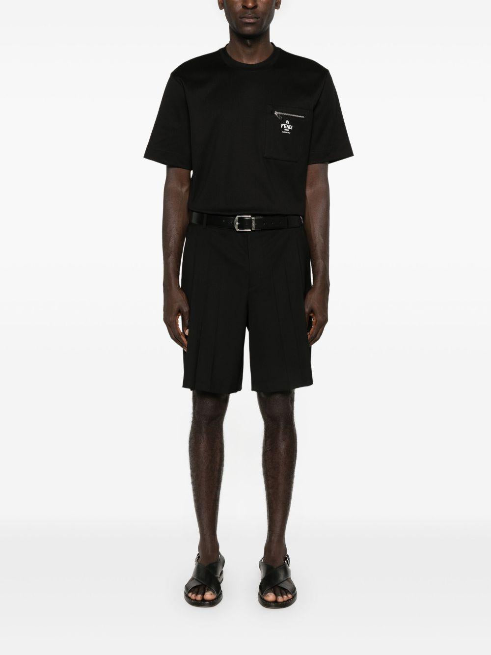 Logo-print cotton T-shirt FY0936 ARYRF0QA1 FENDI