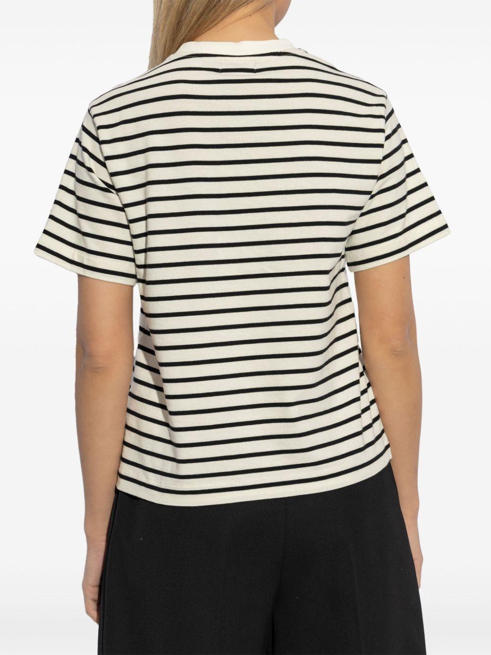 Striped T-shirt<BR/><BR/><BR/> CFWWTE0106FRUT4004 8679 WOOLRICH
