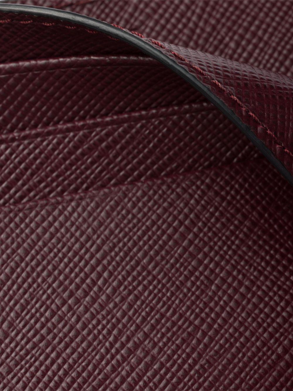 Saffiano leather card holder 2MC223QHH F0007 PRADA