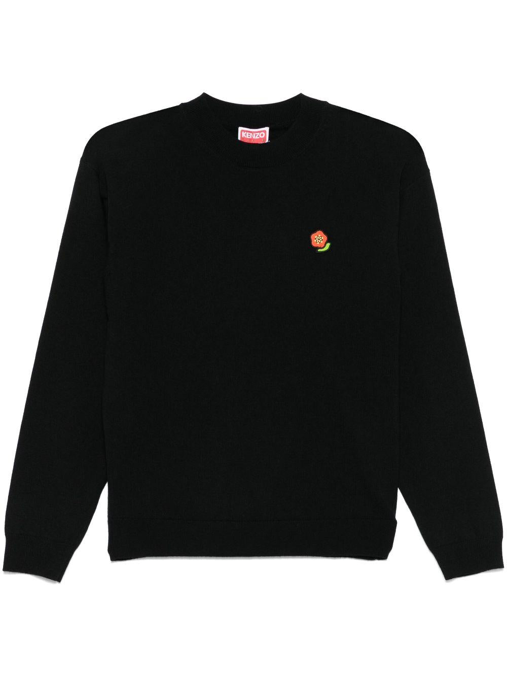 Logo flower sweatshirt FF52PU7123LB 99J KENZO