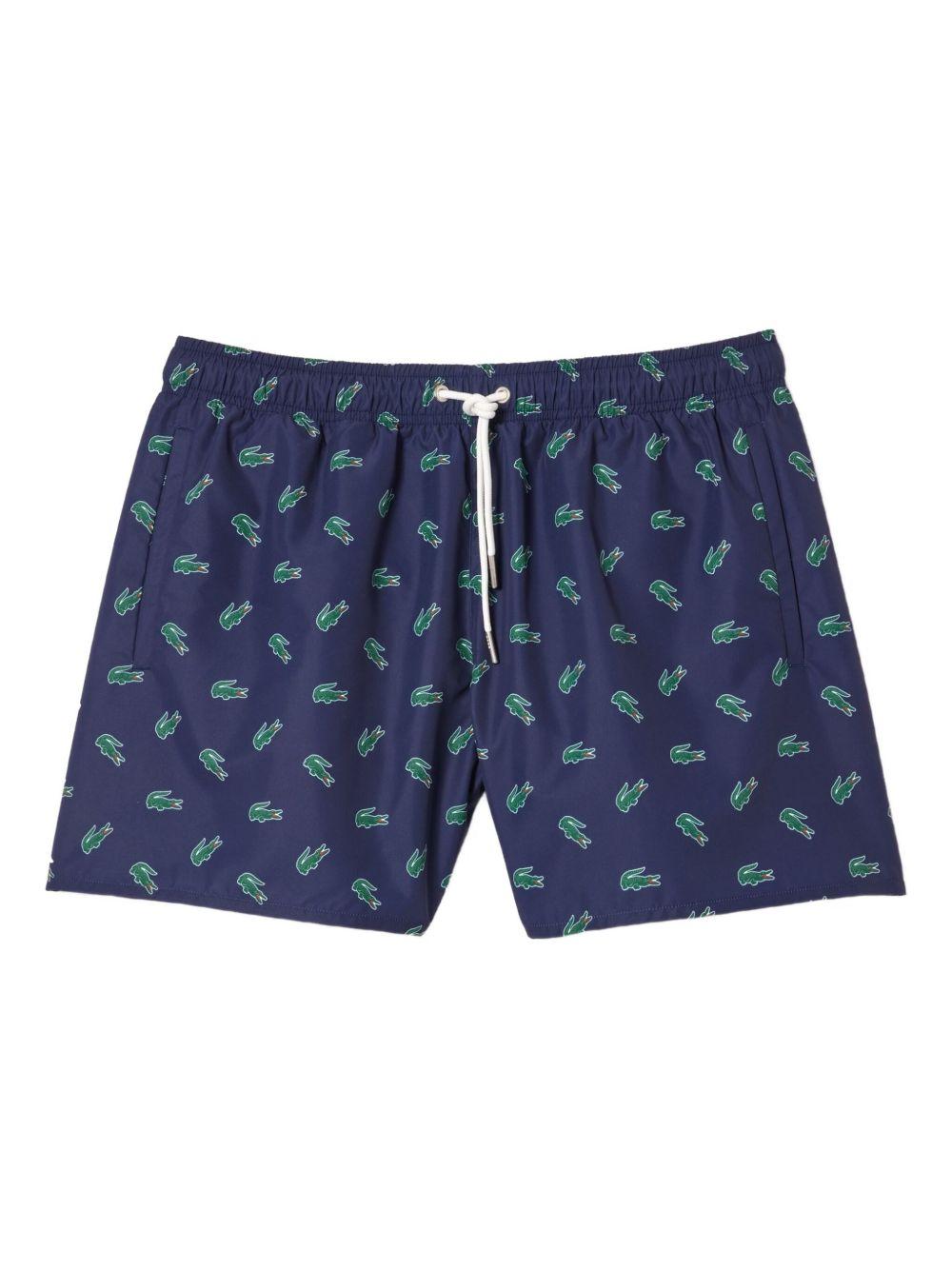Swimsuit with crocodile print MH7188 IC3 LACOSTE