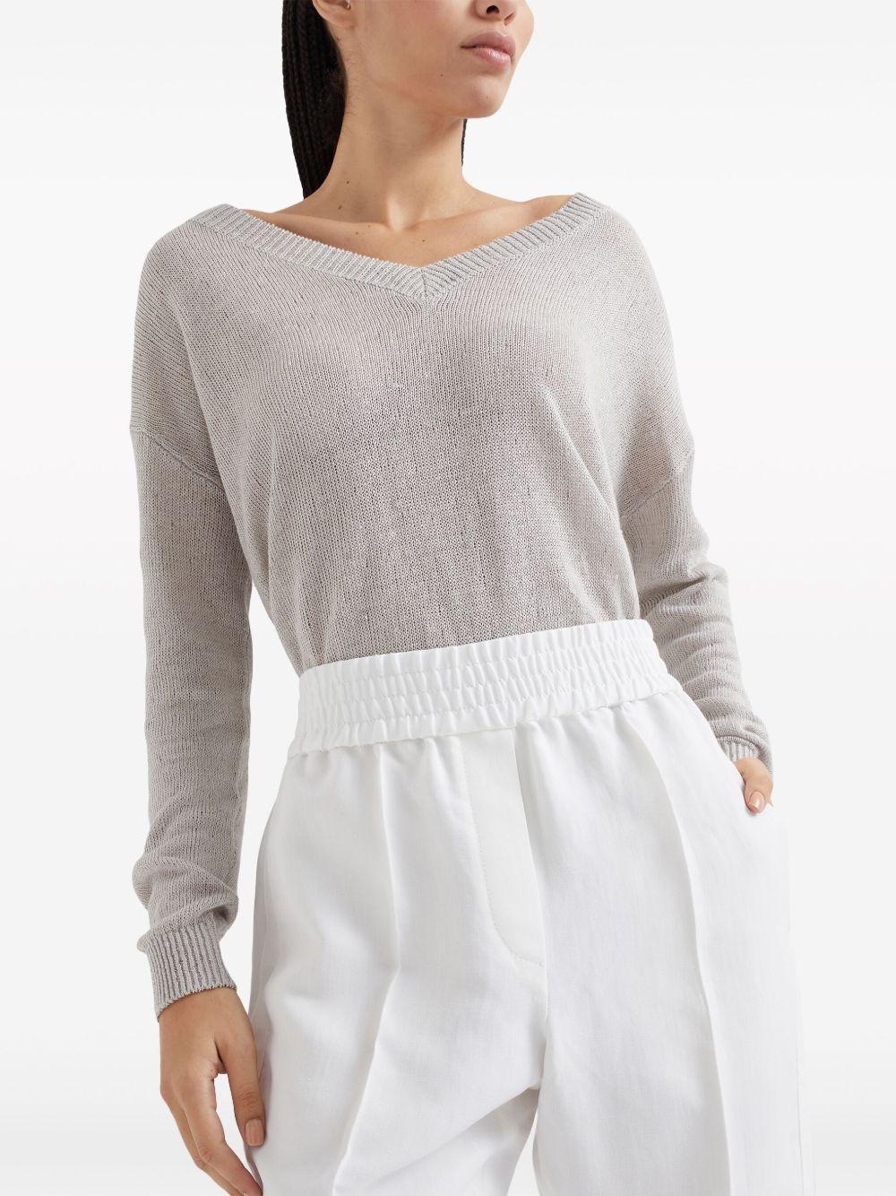 Cropped tapered trousers<BR/><BR/><BR/> MH126P7197 C600 BRUNELLO CUCINELLI