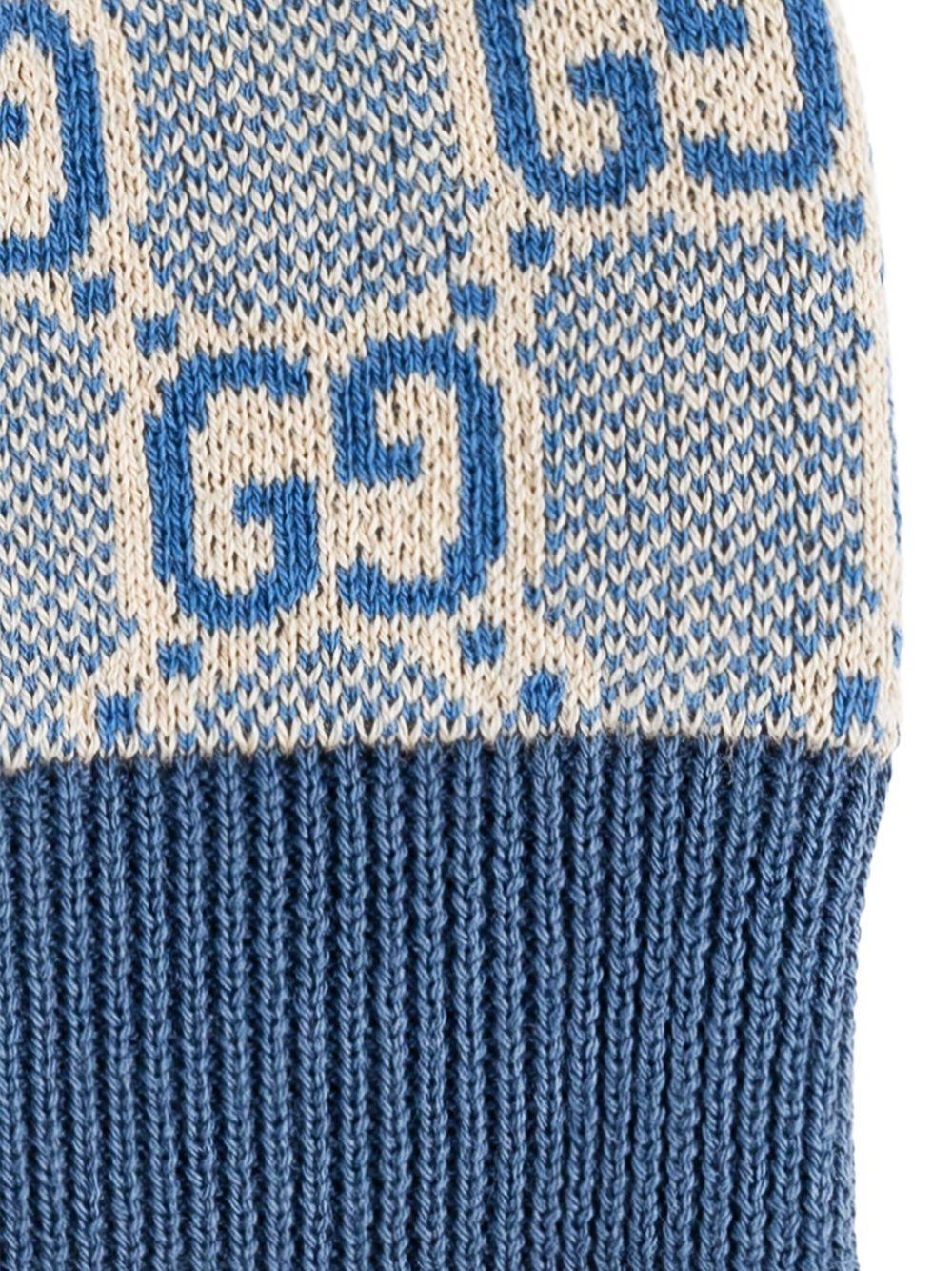 GG cotton beanie<BR/><BR/><BR/> 805839 3K1114878 GUCCI KIDS