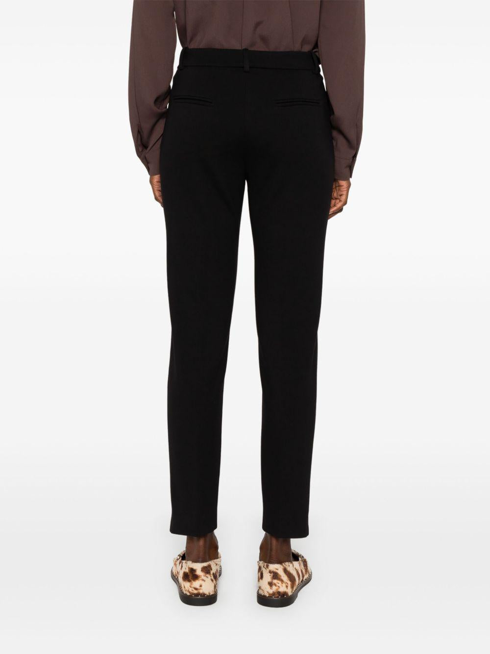 Technical fabric cigarette trousers 100155 A24DZ99 PINKO