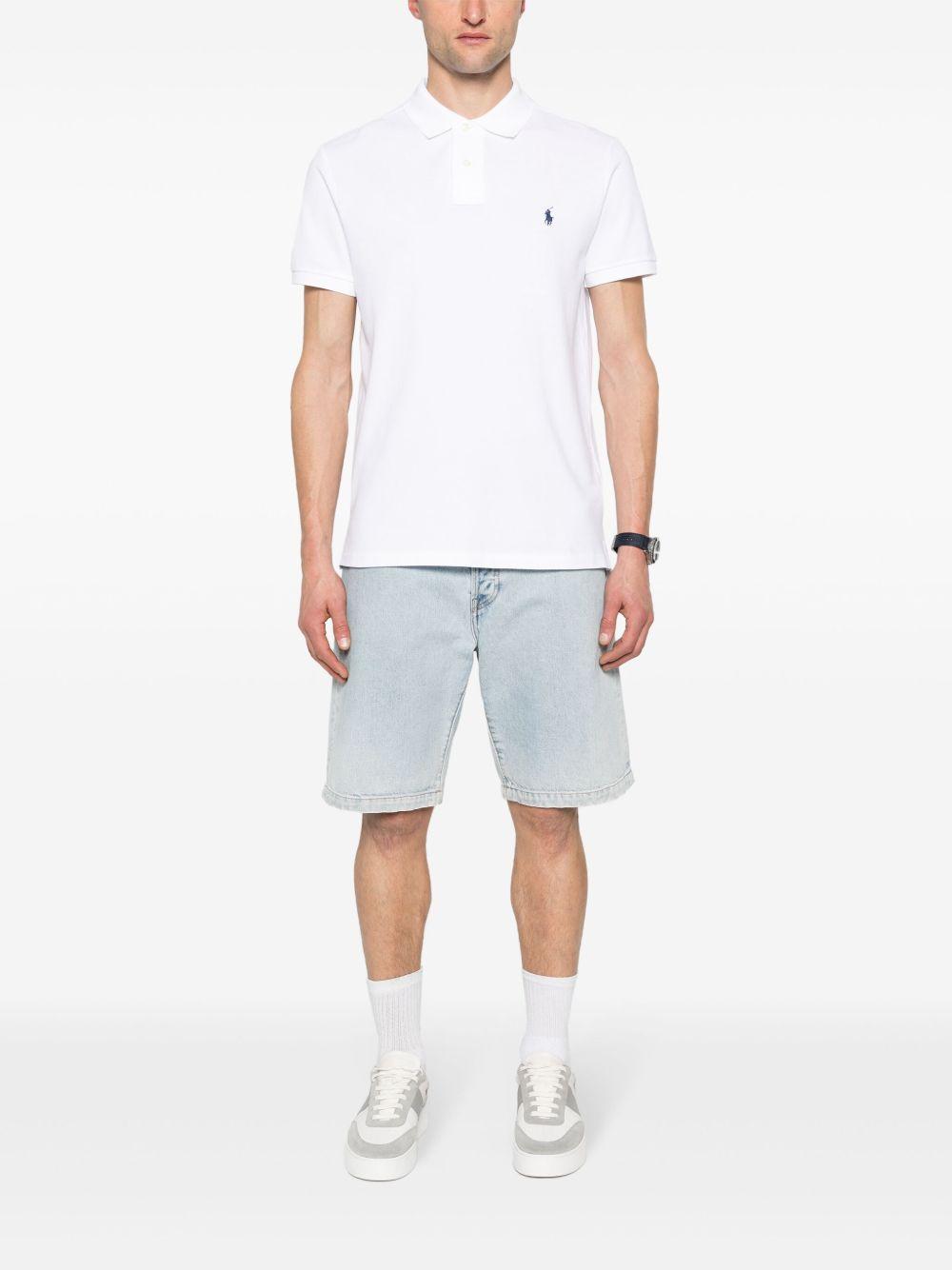 Polo Pony cotton polo shirt 710548797001 WHITE POLO RALPH LAUREN