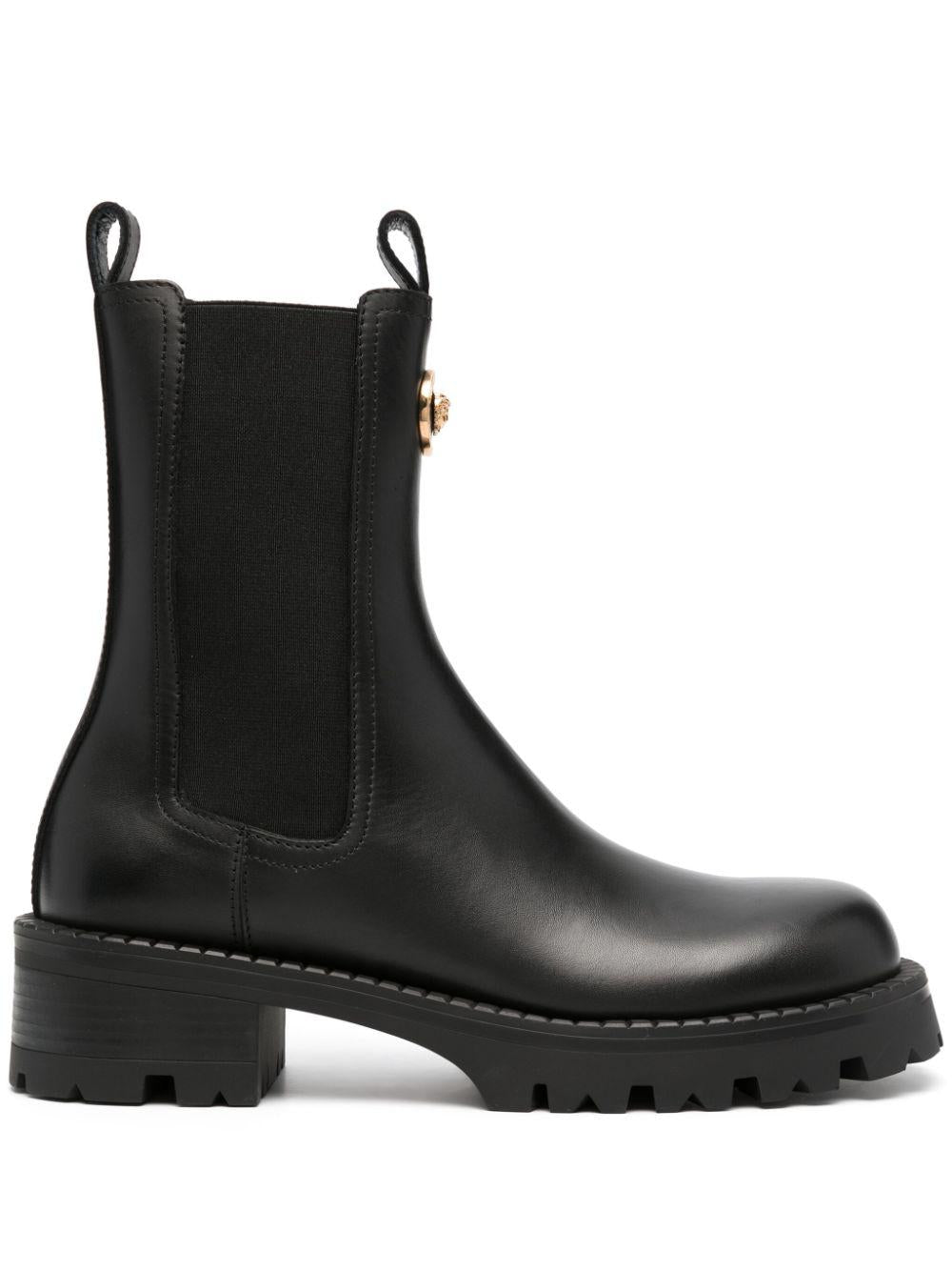 Alia leather Chelsea boots 1012040 1A022541B00V VERSACE