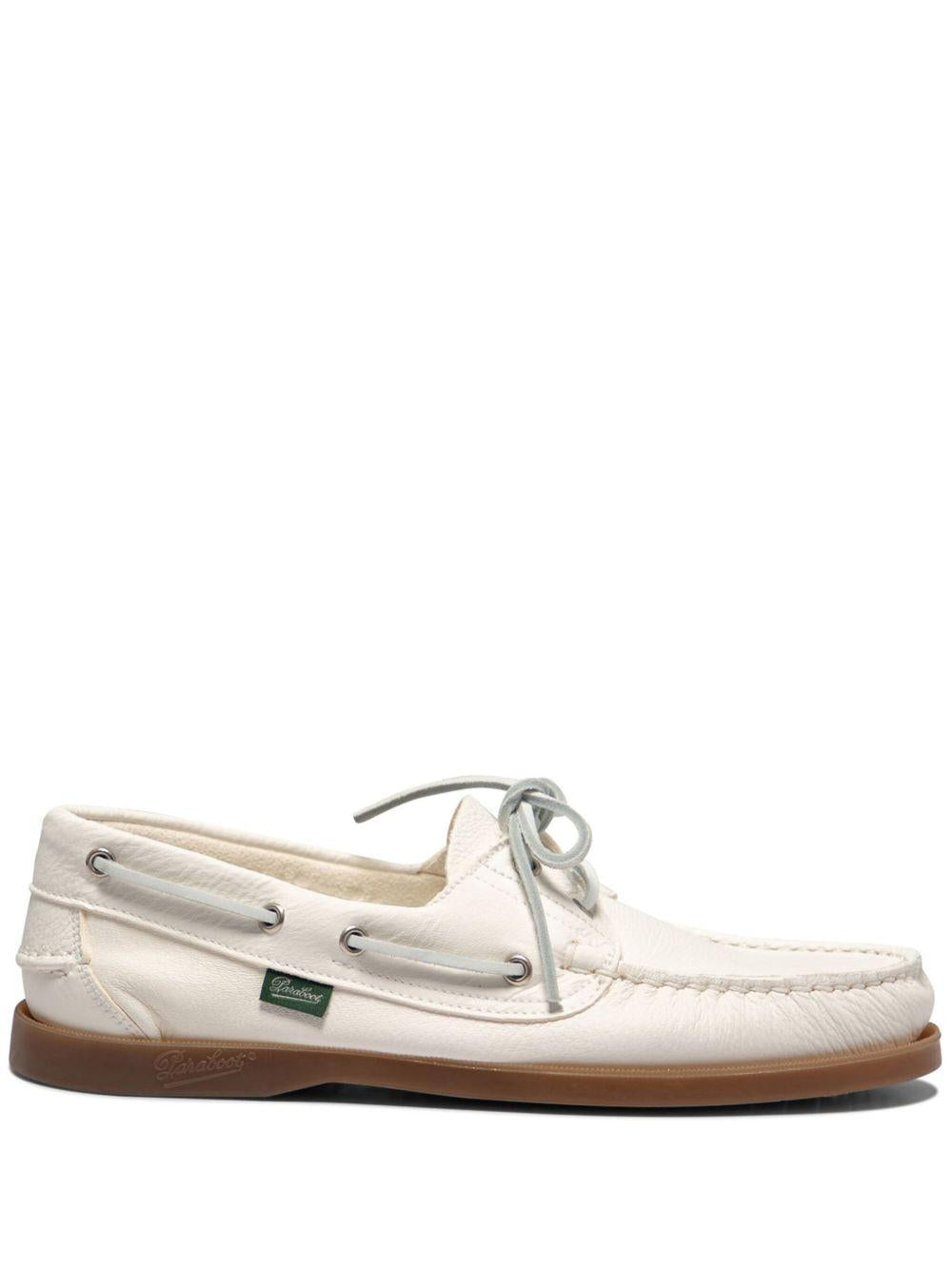 Barth boat shoes 780557 BLANC PARABOOT