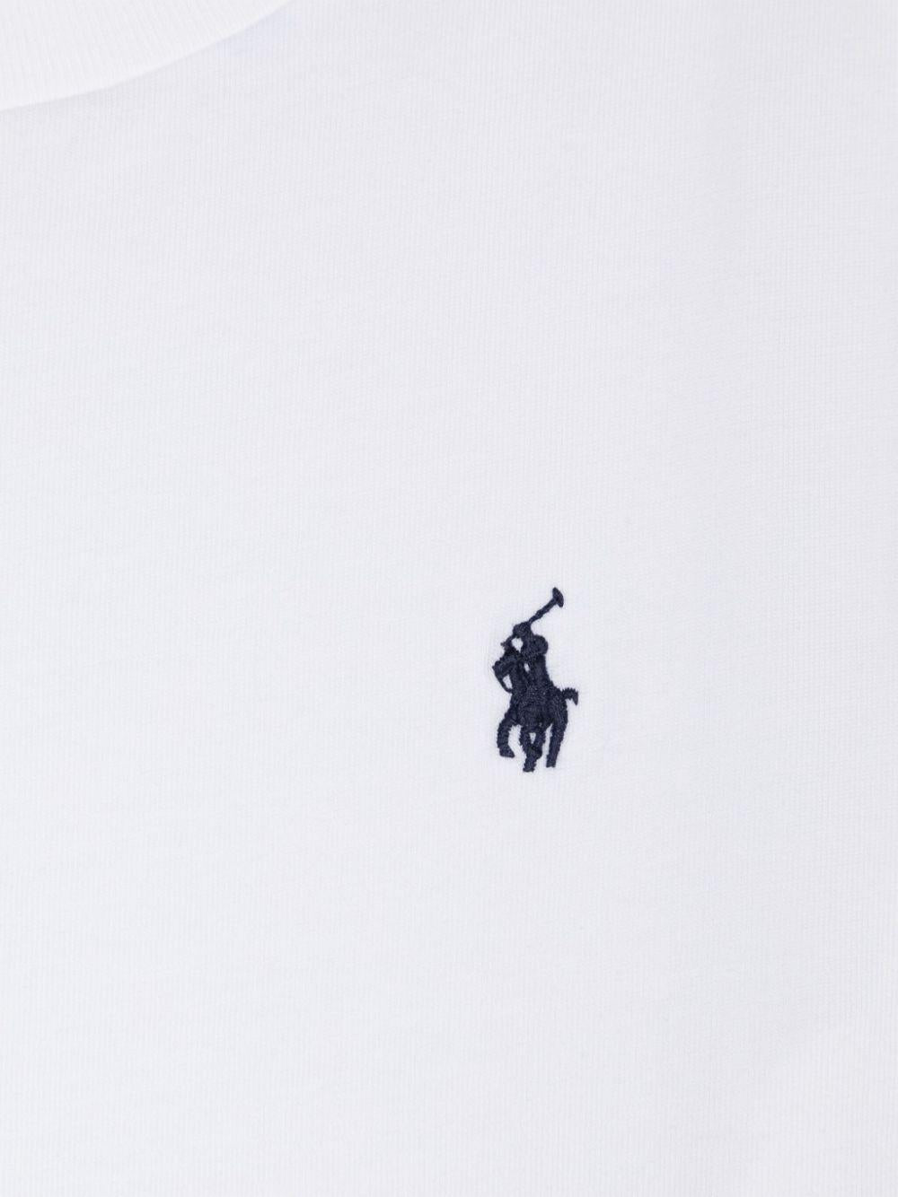 Polo logo T-shirt<BR/><BR/><BR/> 322832904035 WHITE POLO RALPH LAUREN KIDS