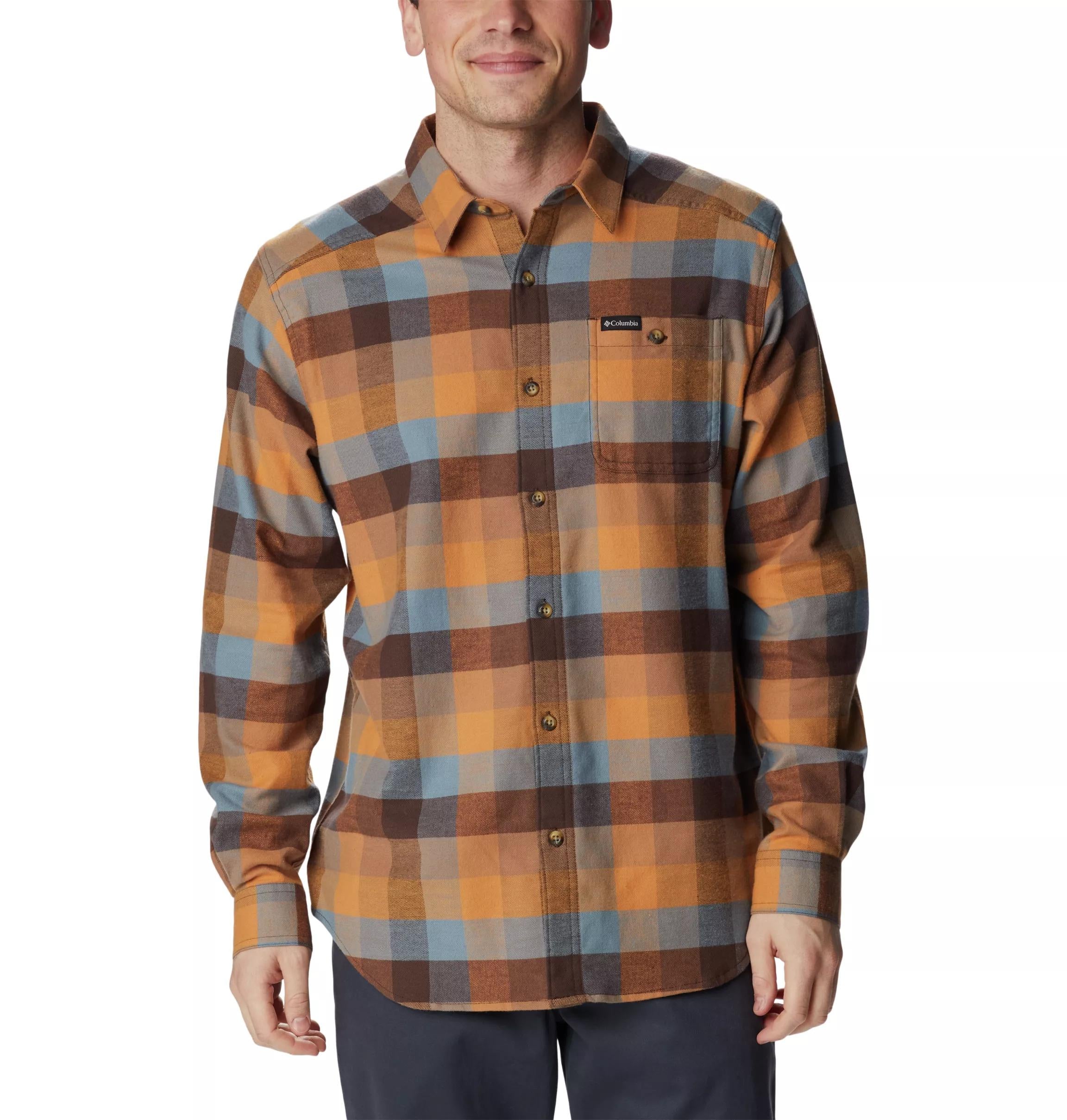 Cornell Woods Flannel Long Sleeve Shirt 1617951 261 COLUMBIA