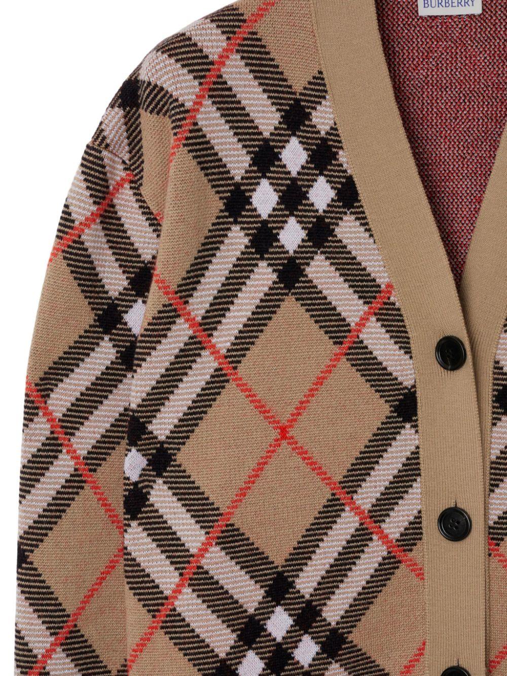 Check cardigan 8093491 B9368 BURBERRY