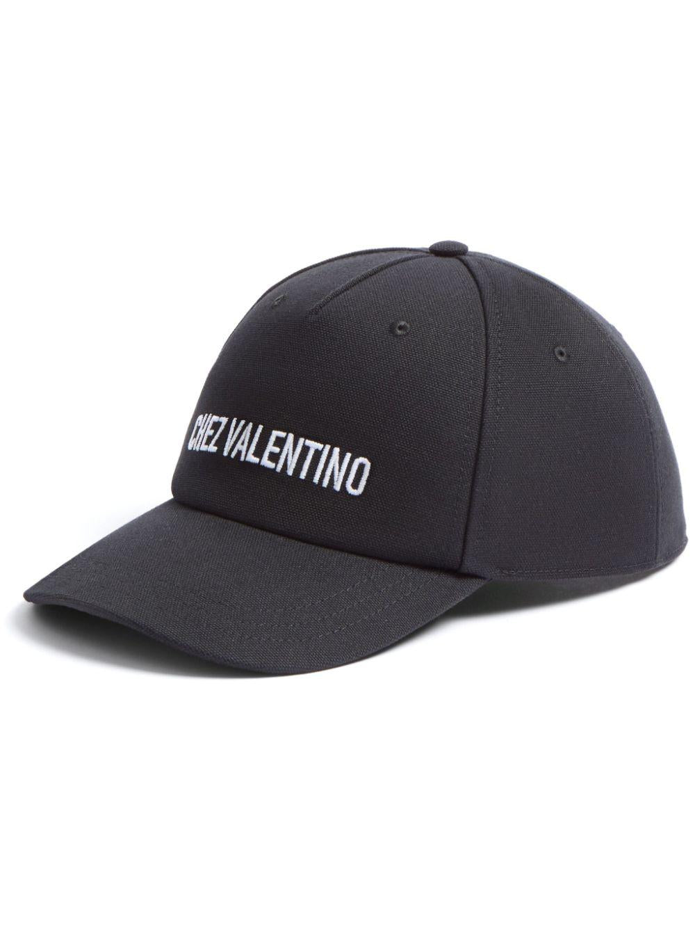 Logo-embroidered cap<BR/><BR/><BR/> 6Y2HDA41FVH 0NA VALENTINO GARAVANI