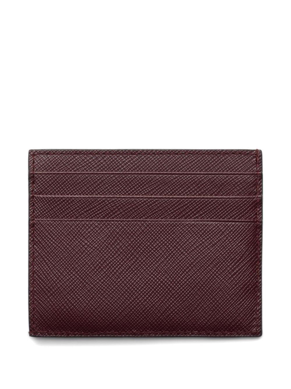 Saffiano leather card holder 2MC223QHH F0007 PRADA