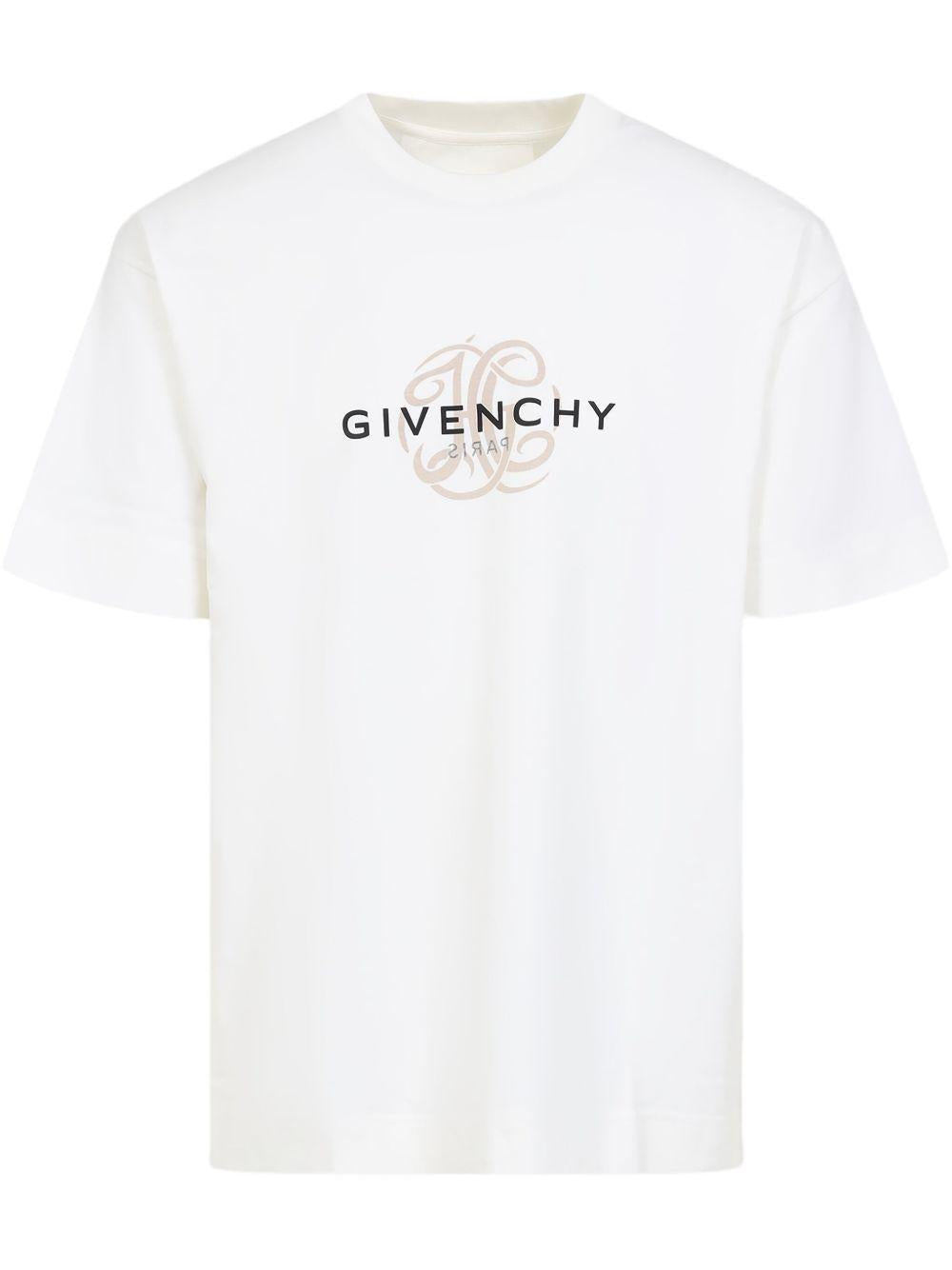 Logo t-shirt<BR/><BR/><BR/> BM71MG3YQJ 130 GIVENCHY