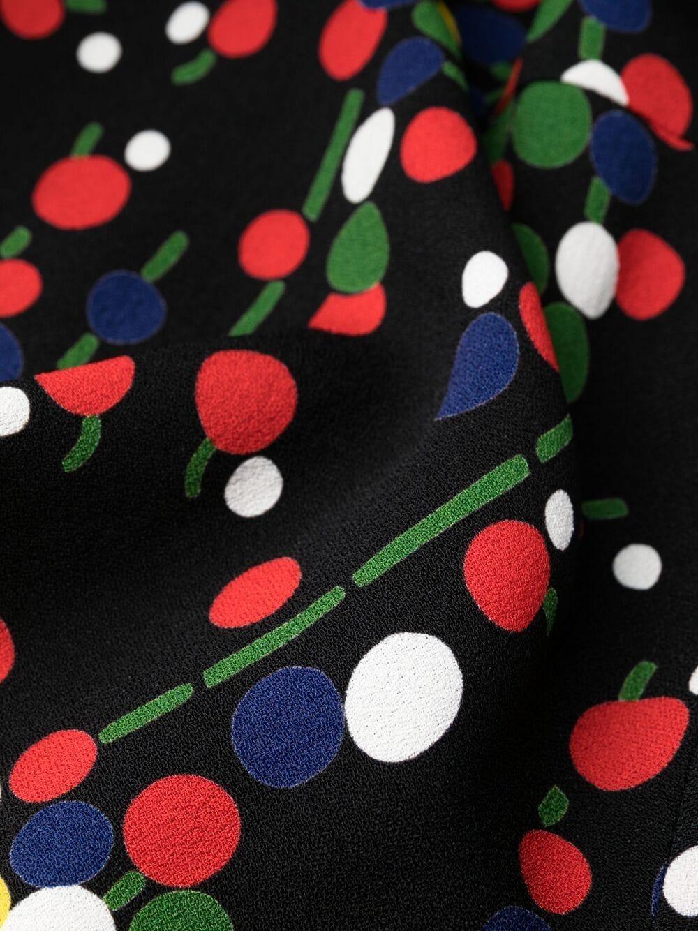 Multicolour silk long-sleeve 667489Y5D23 1872 SAINT LAURENT