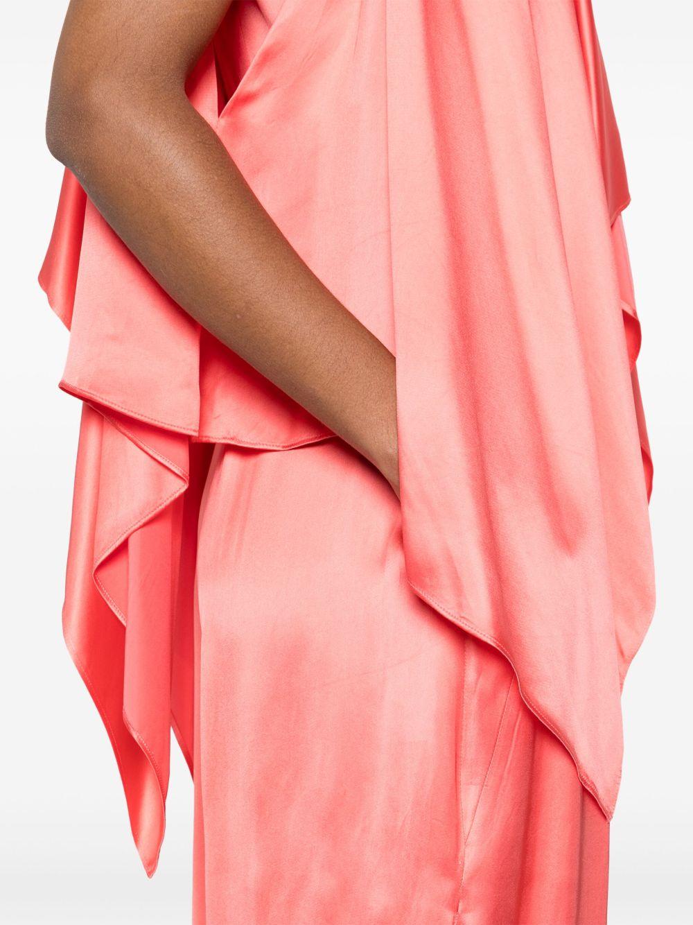 Layered maxi dress<BR/><BR/> 104993 A2GZN53 PINKO