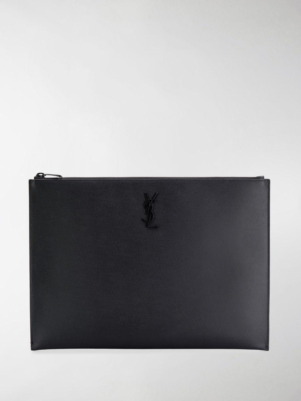 Monogram plaque clutch bag 534680BTY0U 1000 SAINT LAURENT