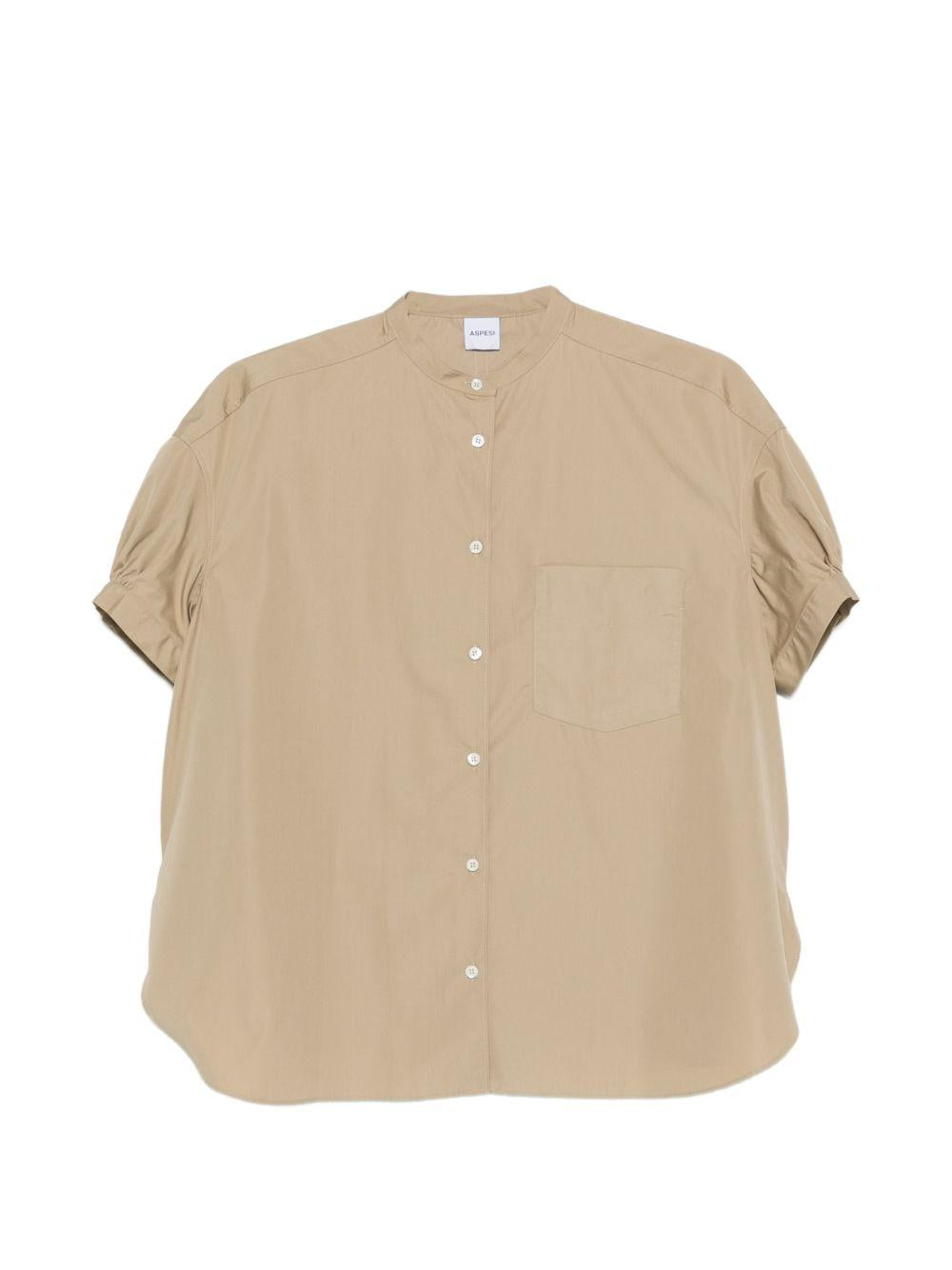 Long-sleeved shirt with mandarin collar S6_G_5410 D30785047 ASPESI
