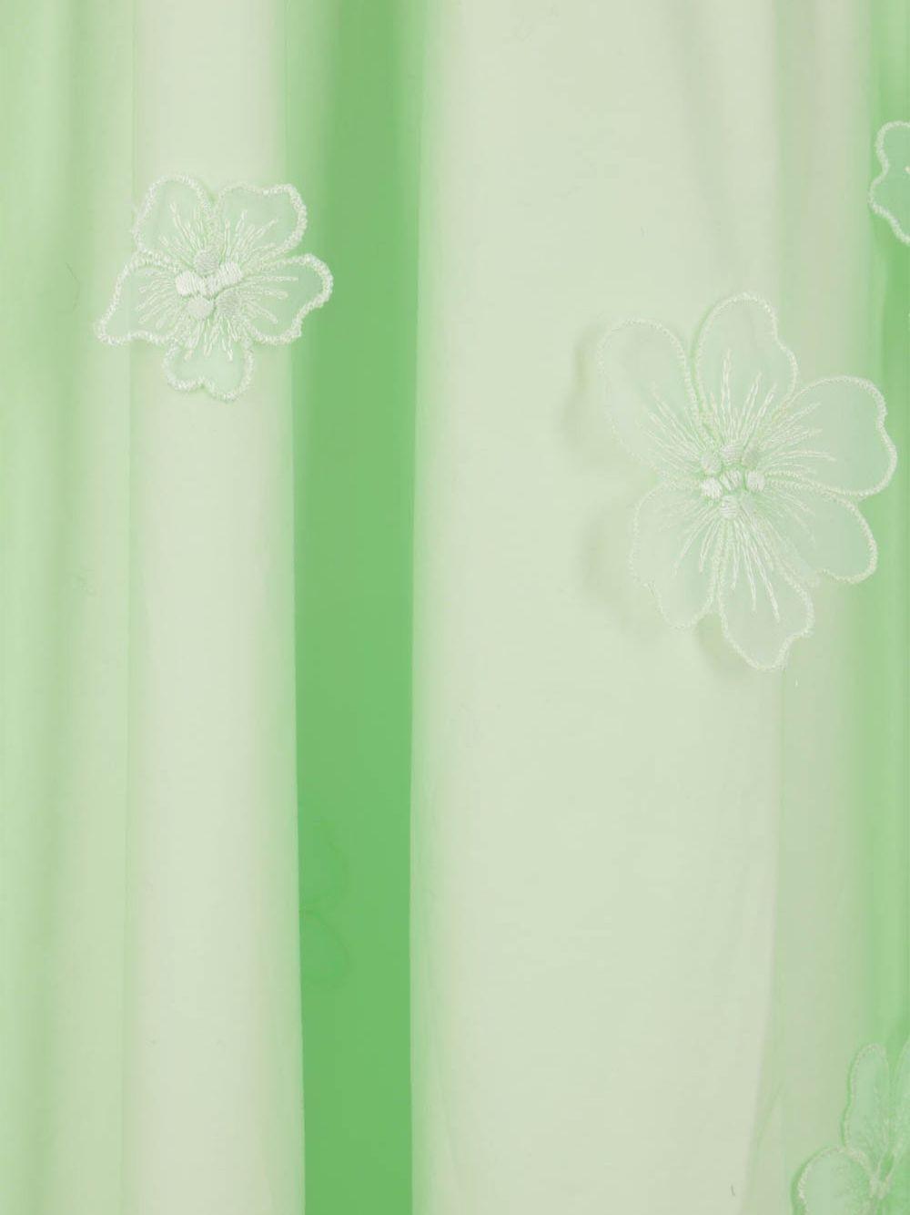 Cotton midi dress<BR/><BR/> 038M GREEN SELF-PORTRAIT