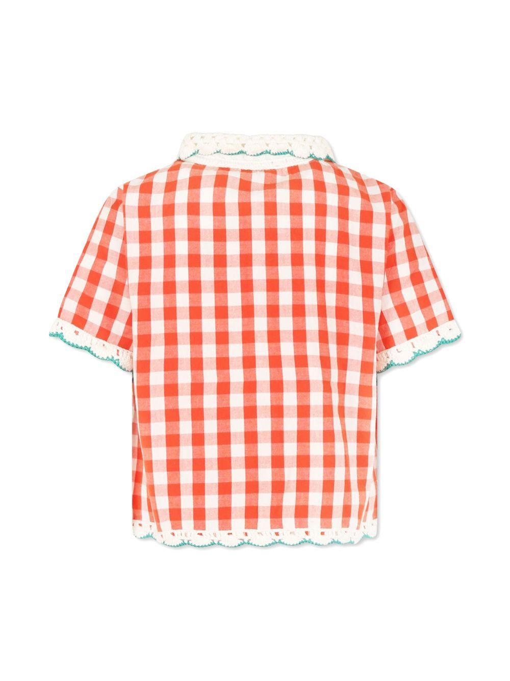 Shirt with strawberry details TW5A31 Z2596421BC STELLA McCARTNEY KIDS