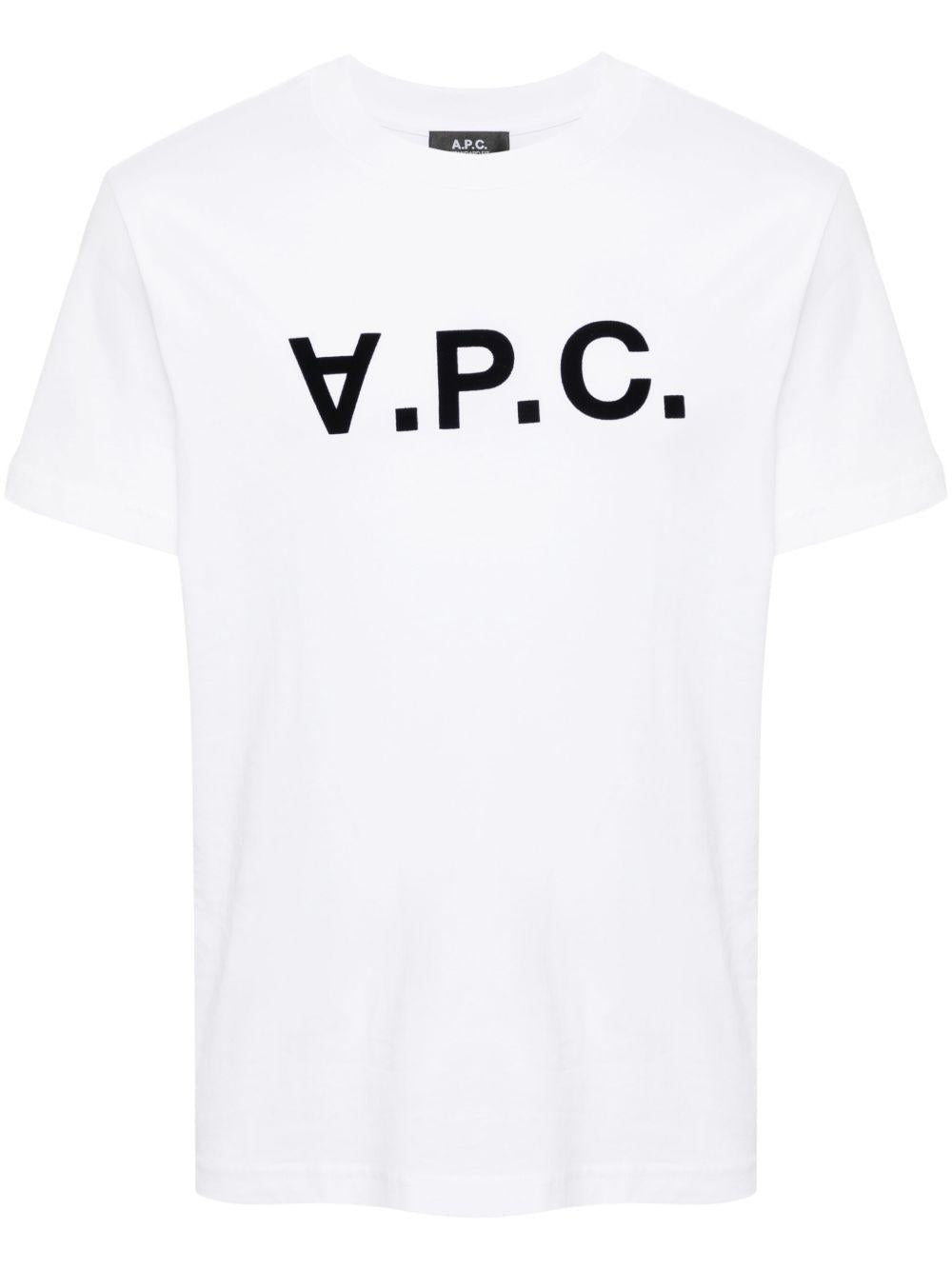 Flocked-logo T-shirt COHBM M26384TAE A.P.C.
