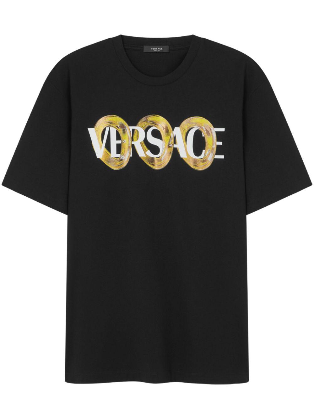 Logo t-shirt<BR/><BR/><BR/> 1013302 1A134012B510 VERSACE