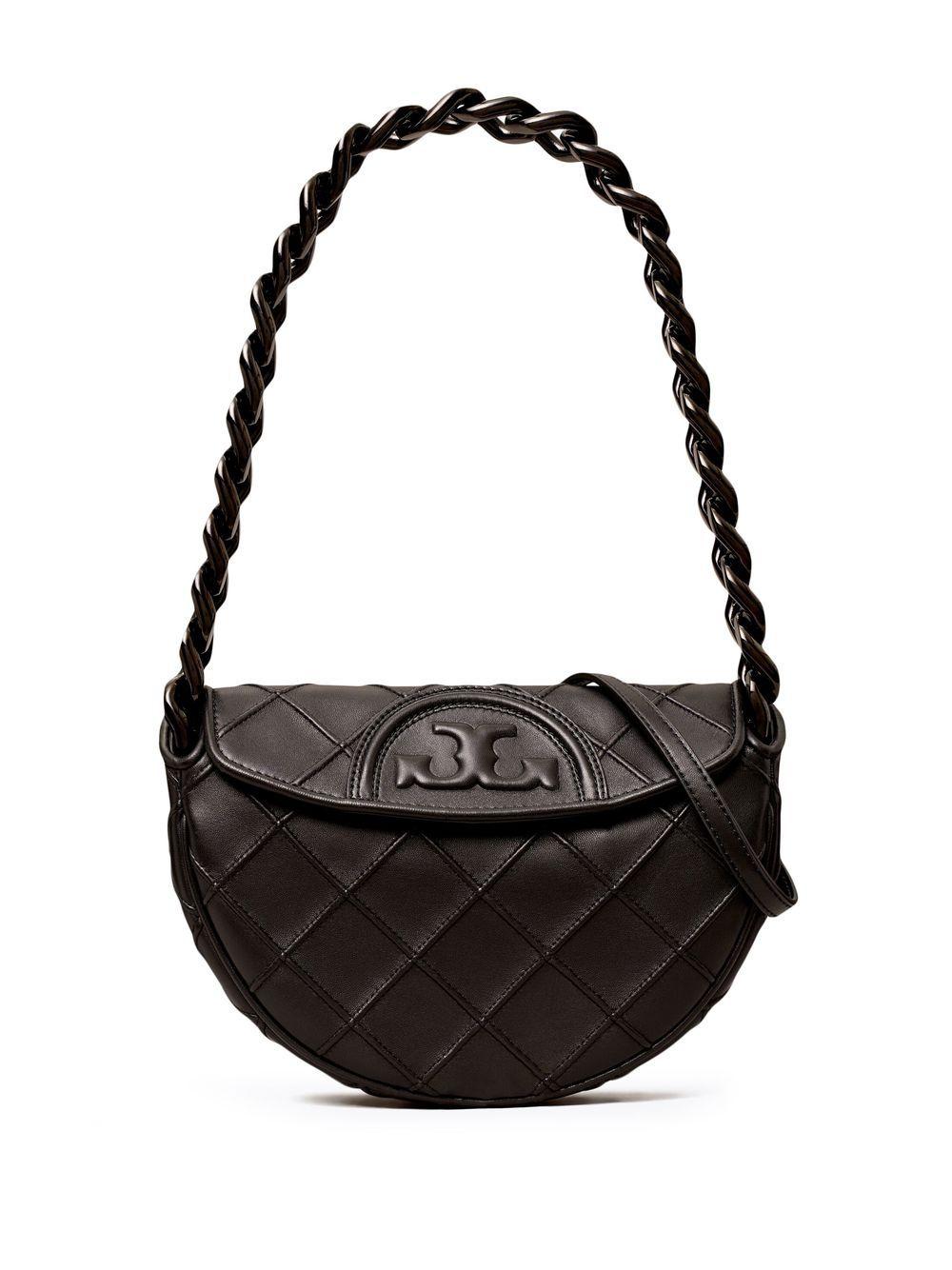Fleming Soft leather shoulder bag 143575 001 TORY BURCH