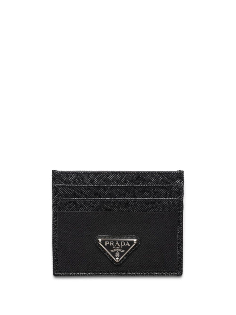 Re-Nylon and Saffiano leather card holder 2MC0252DMH F0002 PRADA