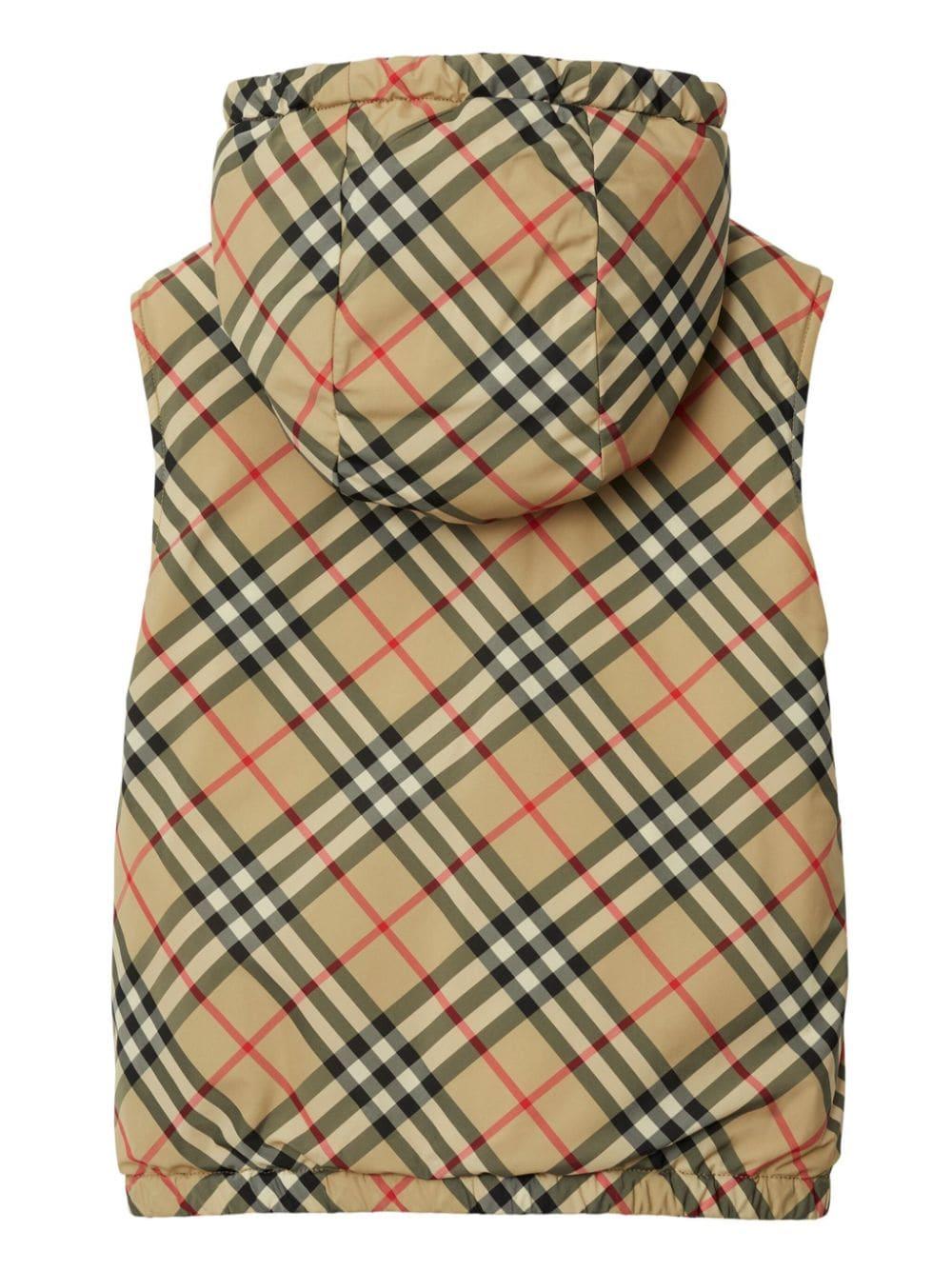 Vintage Check pattern gilet 8079637 A7028 BURBERRY KIDS