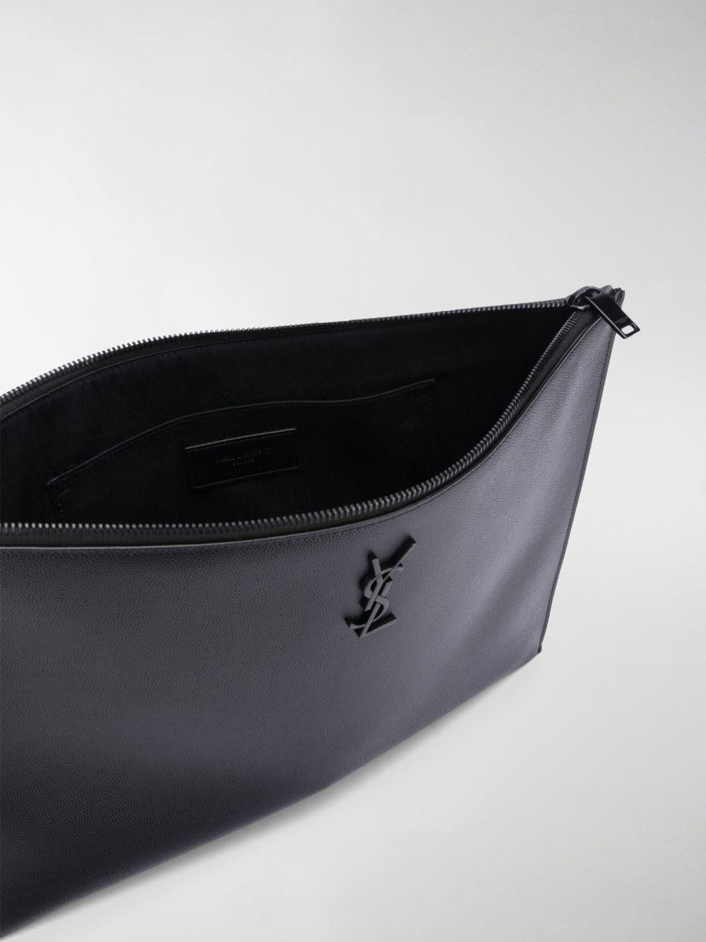 Monogram plaque clutch bag 534680BTY0U 1000 SAINT LAURENT